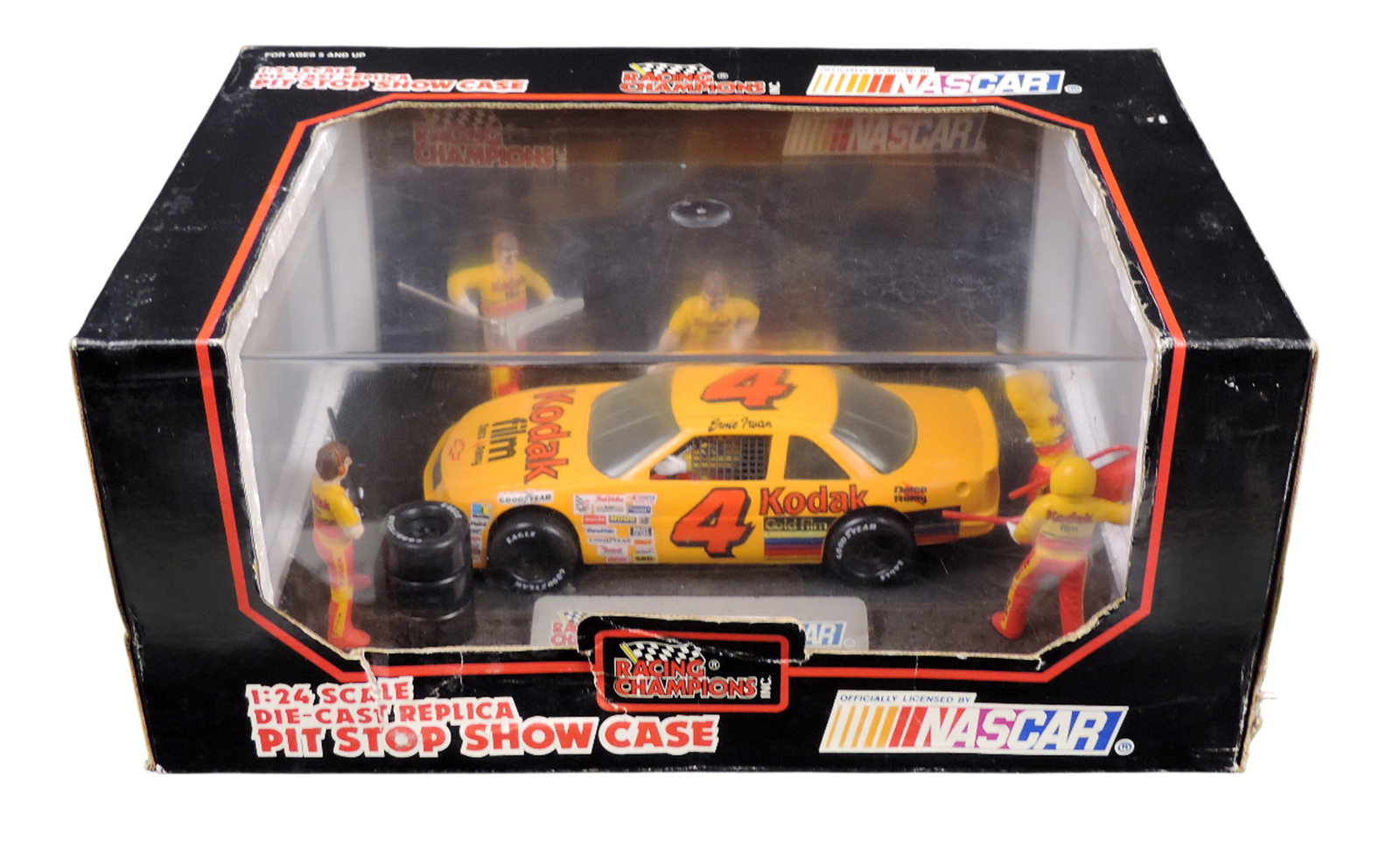 NASCAR Racing Champions Pit Stop Show Case (2), Ernie Irvan, 1992 Racing Champions, Inc., made in... - 4