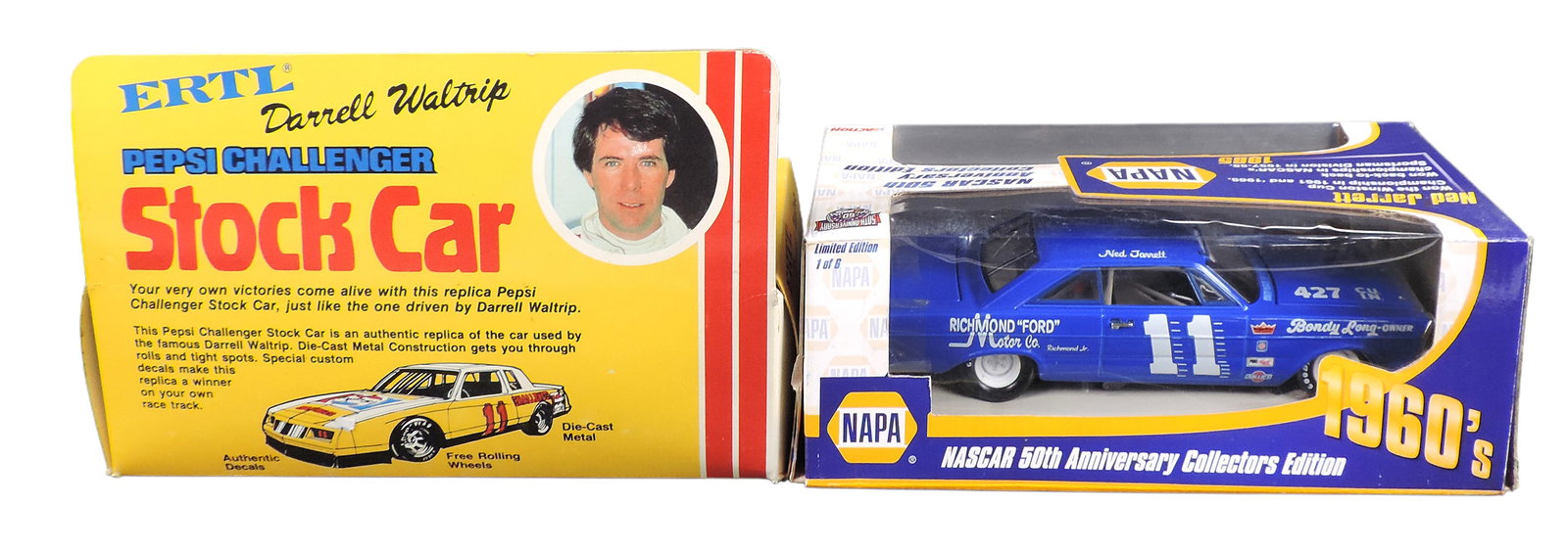 Toy Scale Models (2), Ned Jarrett, 1960 NAPA, NASCAR 50th Anniversary Collectors Edition, Limited... - 2