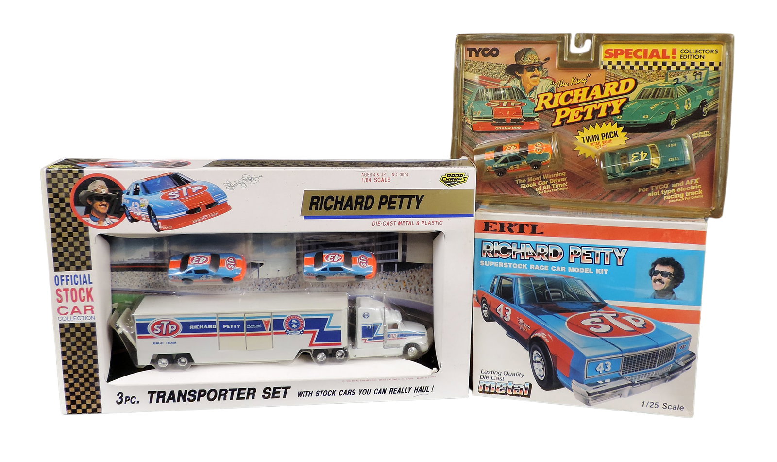 Toy Scale Models (3), Richard Petty, 1992 Tyco, No. 6994, Special Collectors Edition, Richard Petty (1 of 1)
