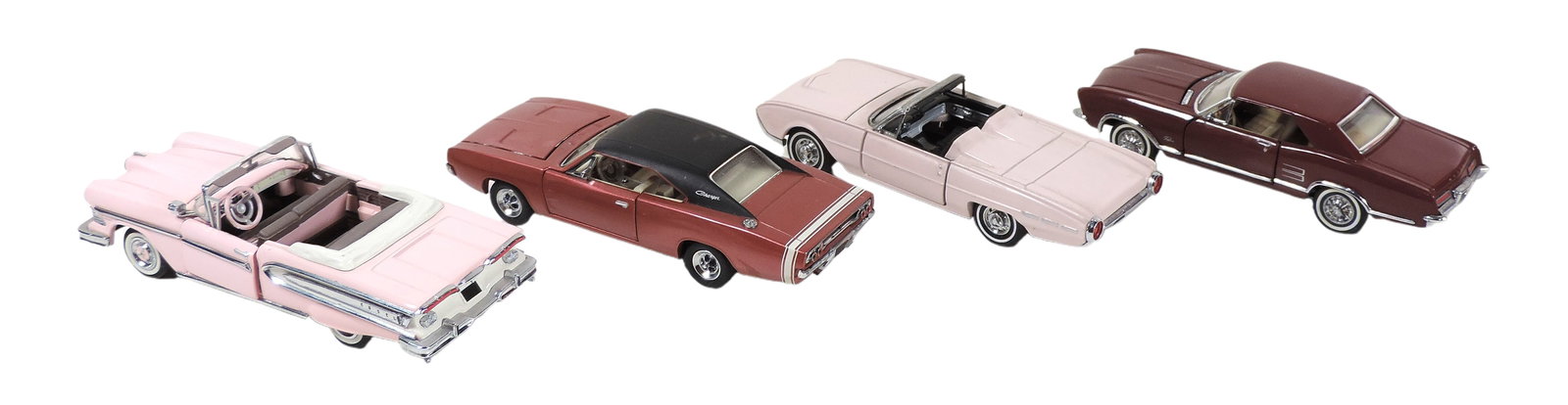 Toy Scale Models (4), Franklin Mint Precision Models, 1962 Ford Thunderbird Convertible (1989), 1... - 2