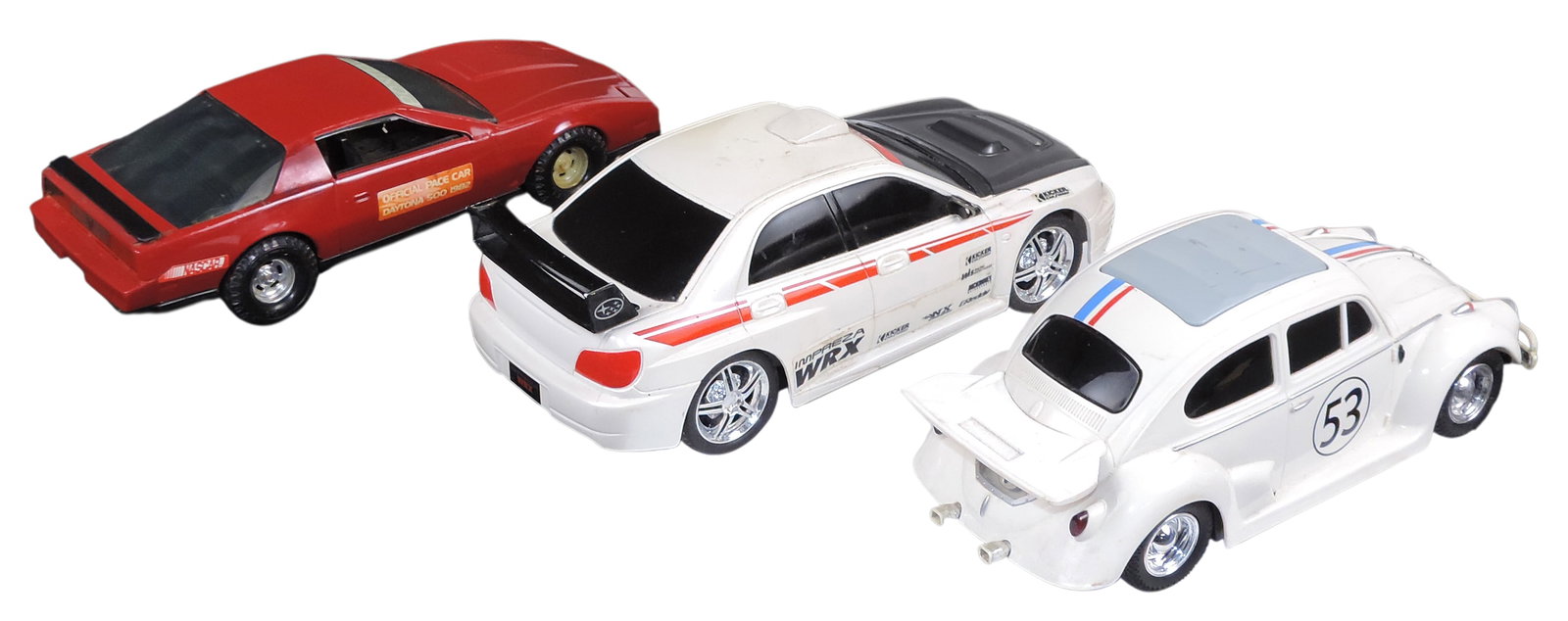 Toy Scale Models (3), Subaru Impreza WRX, Eztec Symbol of Quality, Scientific Tots, Ltd., battery... - 2