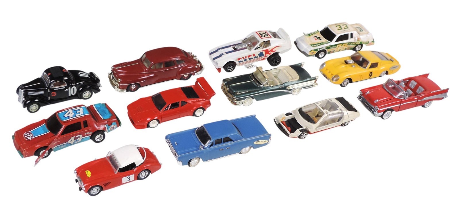 Toy Scale Models (12), includes Dinky, Ideal, Team Caliber, The Ertl Co., Solide, made in Great B... (1 of 1)