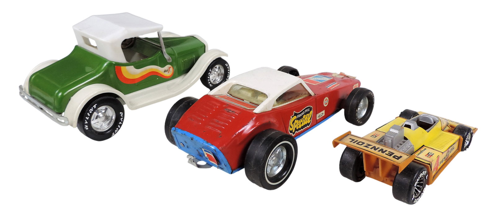 Toy Scale Models (3), Nylint Corporations, Grand Prix Special, made in USA, pressed steel/plastic... - 2