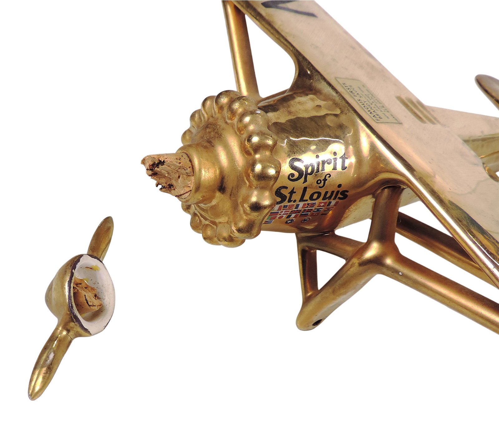 Spirit of St. Louis Items (3), Famous First Brandy Sauce, no product/ceramic, N-X-211, 1927-1977 ... - 2