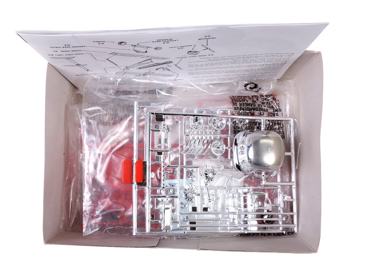 Monogram Toy Scale Model Kits & Displays (4), Chevrolet V-8 Engine, Plastikit Action Model PE62-2... - 6