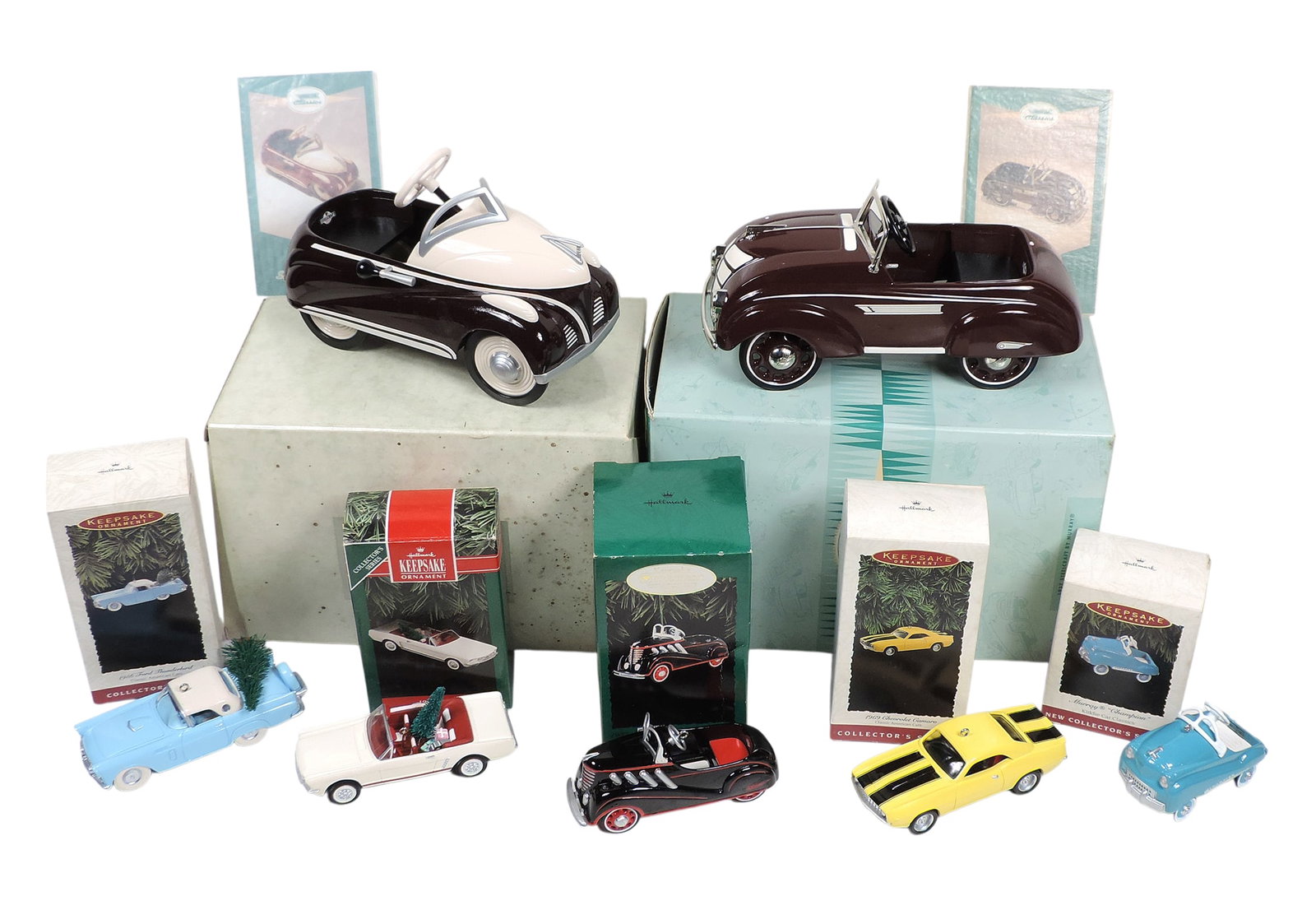 Hallmark Ornaments (7), 1969 Chevrolet Camaro-1995 Collector's Series, Kiddie Car Classics-1994... (1 of 2)