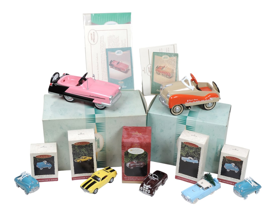 Hallmark Ornaments (6), 1969 Chevrolet Camaro-1995 Collector's Series, Kiddie Car Classics-1994... (1 of 2)