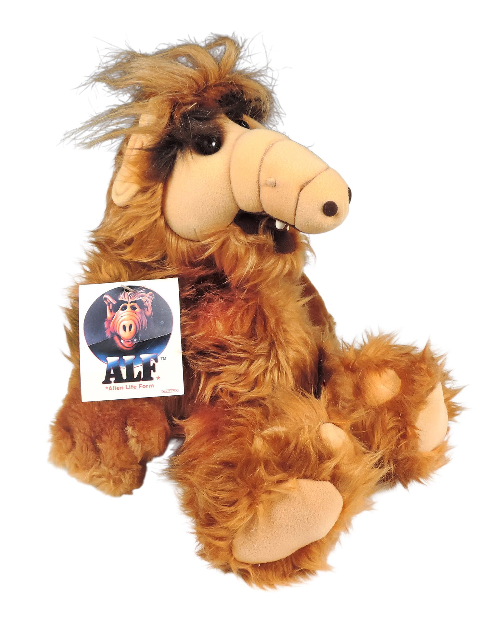 Alf-Alien Life Form Plush Toy, orig tag, 1986 Alien Productions, Coleco Industries, Inc., Exc cond, - 3