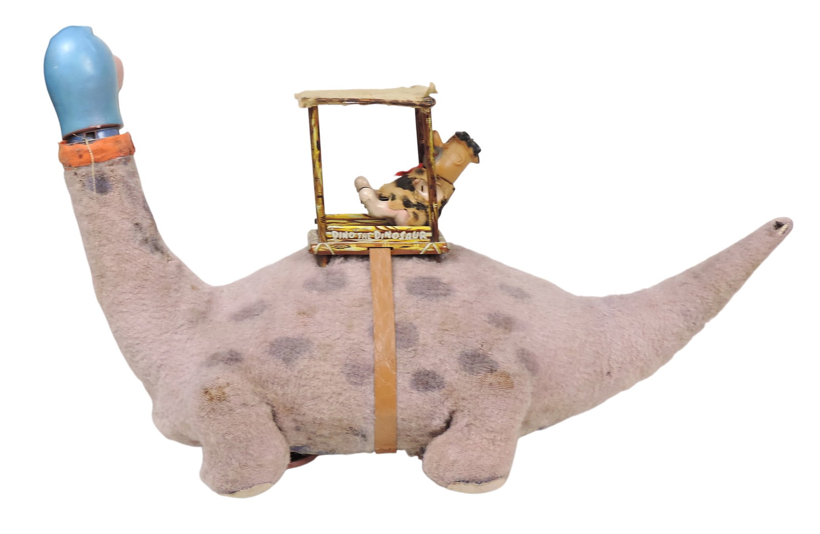 Marx Dino & The Flintstones Fred toys(2), Fred, plastic in orig packaging, R. Dakin & Co., San F... - 2