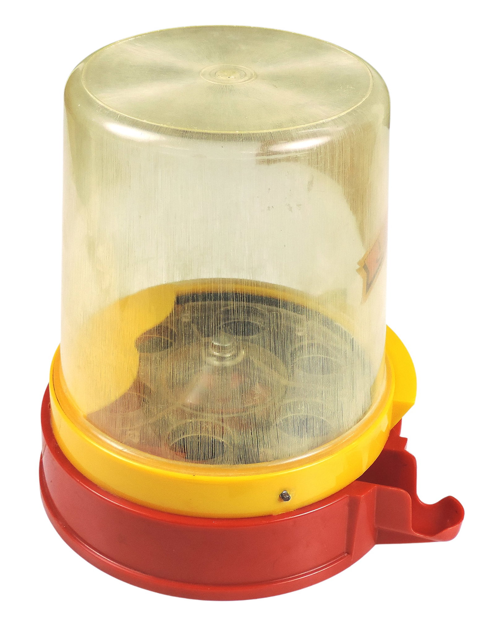 Jaw Teasers Bubble Gum 1¢ Machine, plastic/metal, c. mid 1900s, Good cond w/age-related wear (e - 2