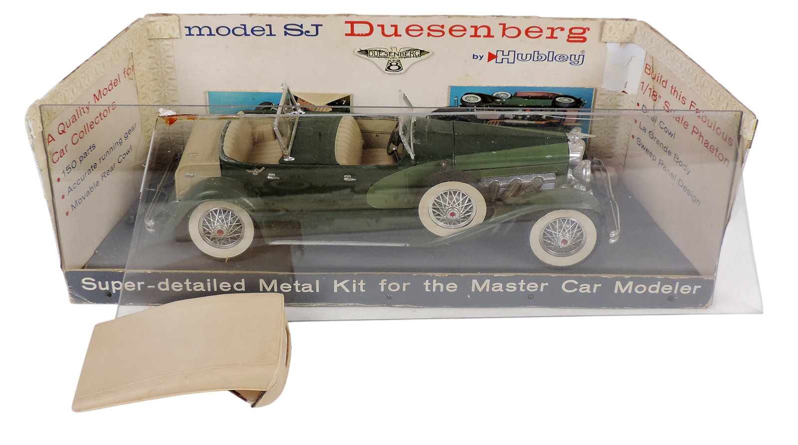 Metal Kit for the Master Car Modeler, Model SJ Duisenberg, diecast/plastic, display case shows wear - 3
