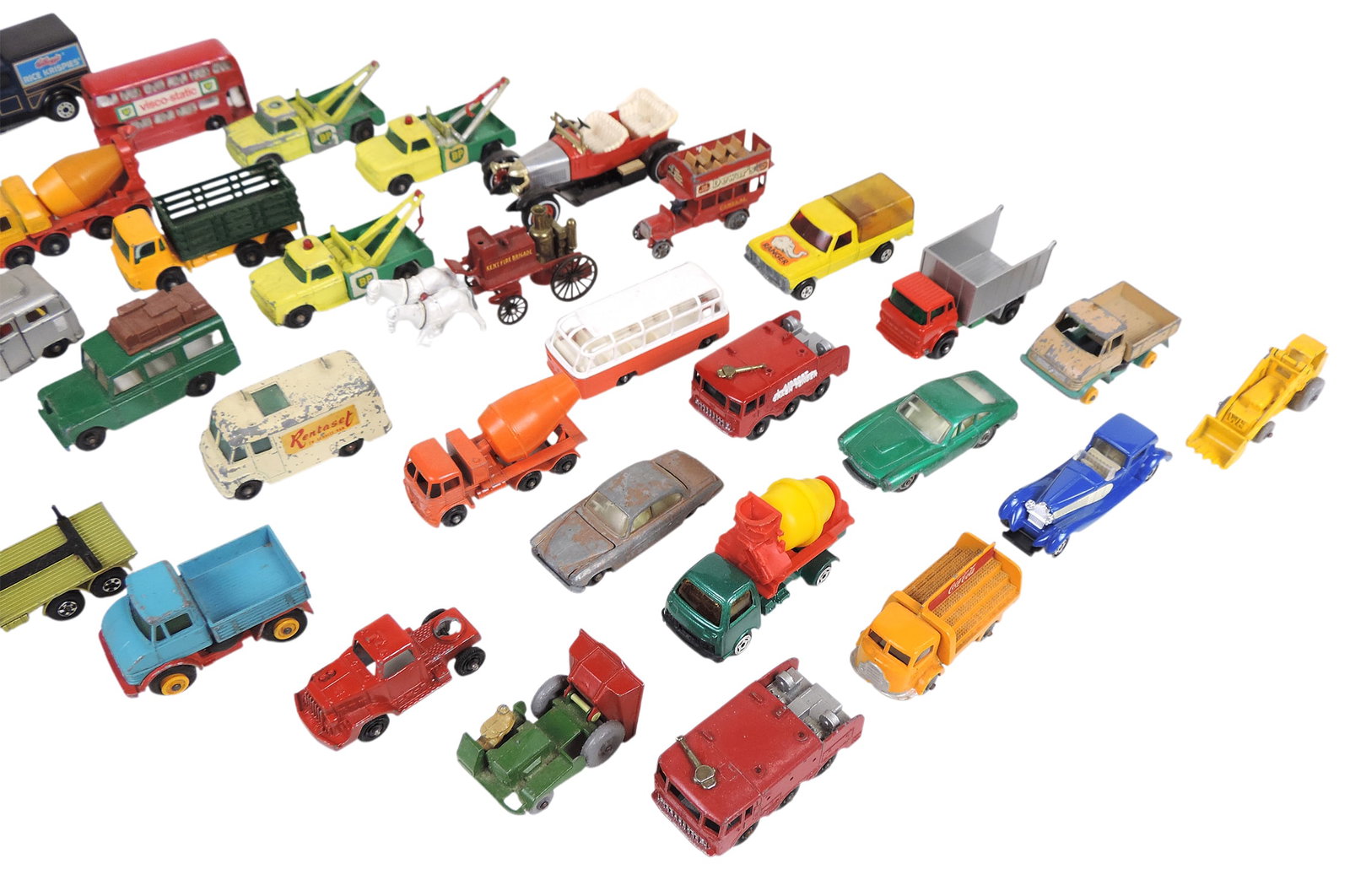 Toy Scale Models (40+), includes several Matchbox Series by Lesney, made in England, Tomica, made... - 2