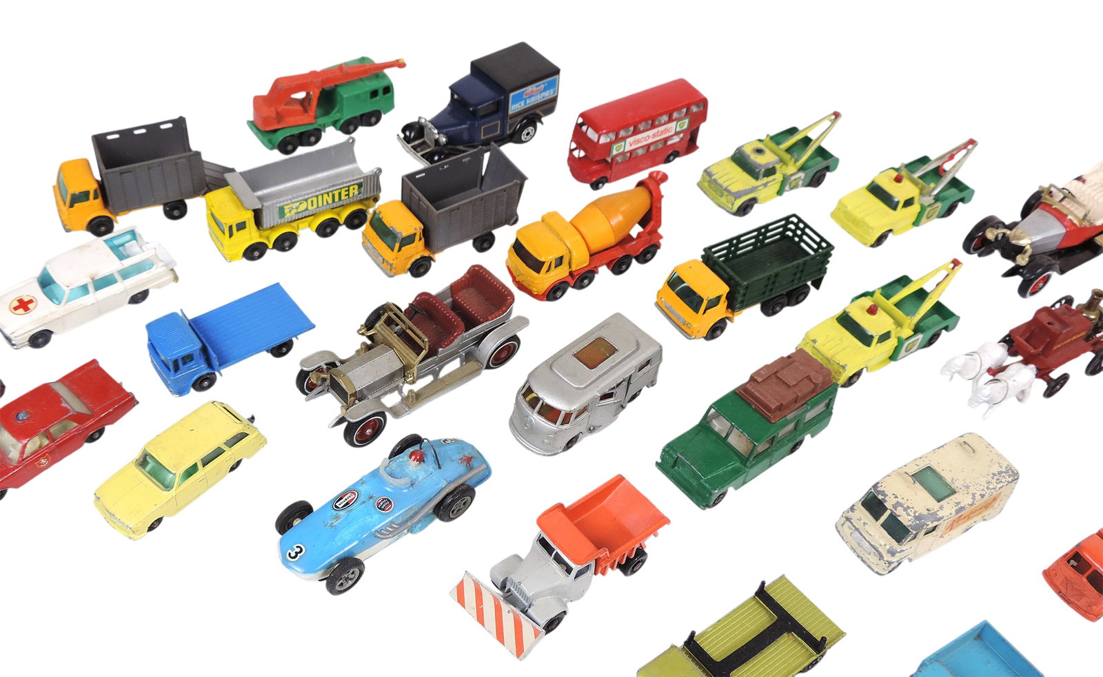 Toy Scale Models (40+), includes several Matchbox Series by Lesney, made in England, Tomica, made... - 3