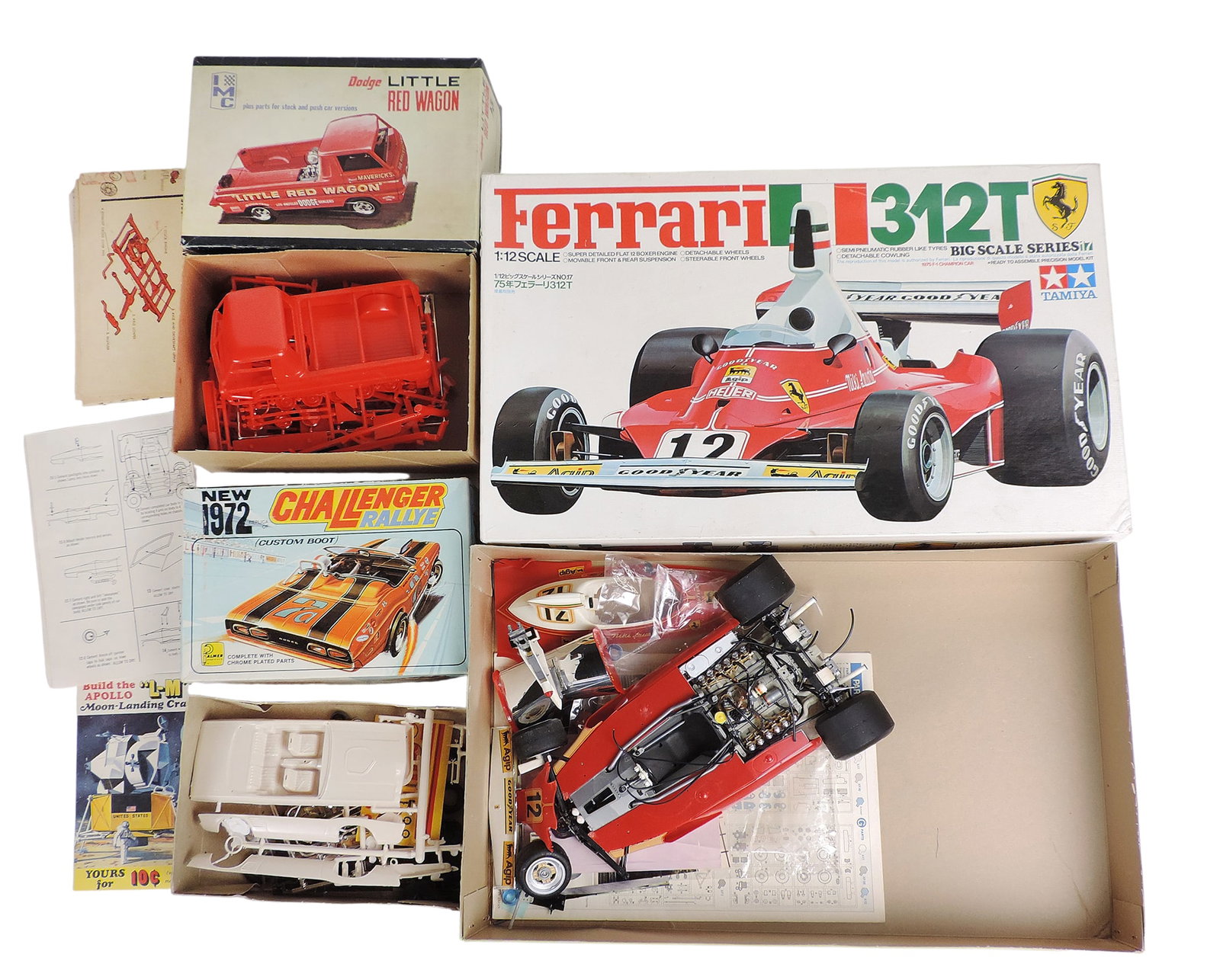 Toy Scale Model Kits (11), includes ProBuilder Formula Racer, 1966 Mercer, Predicta, Dodge Little... - 3
