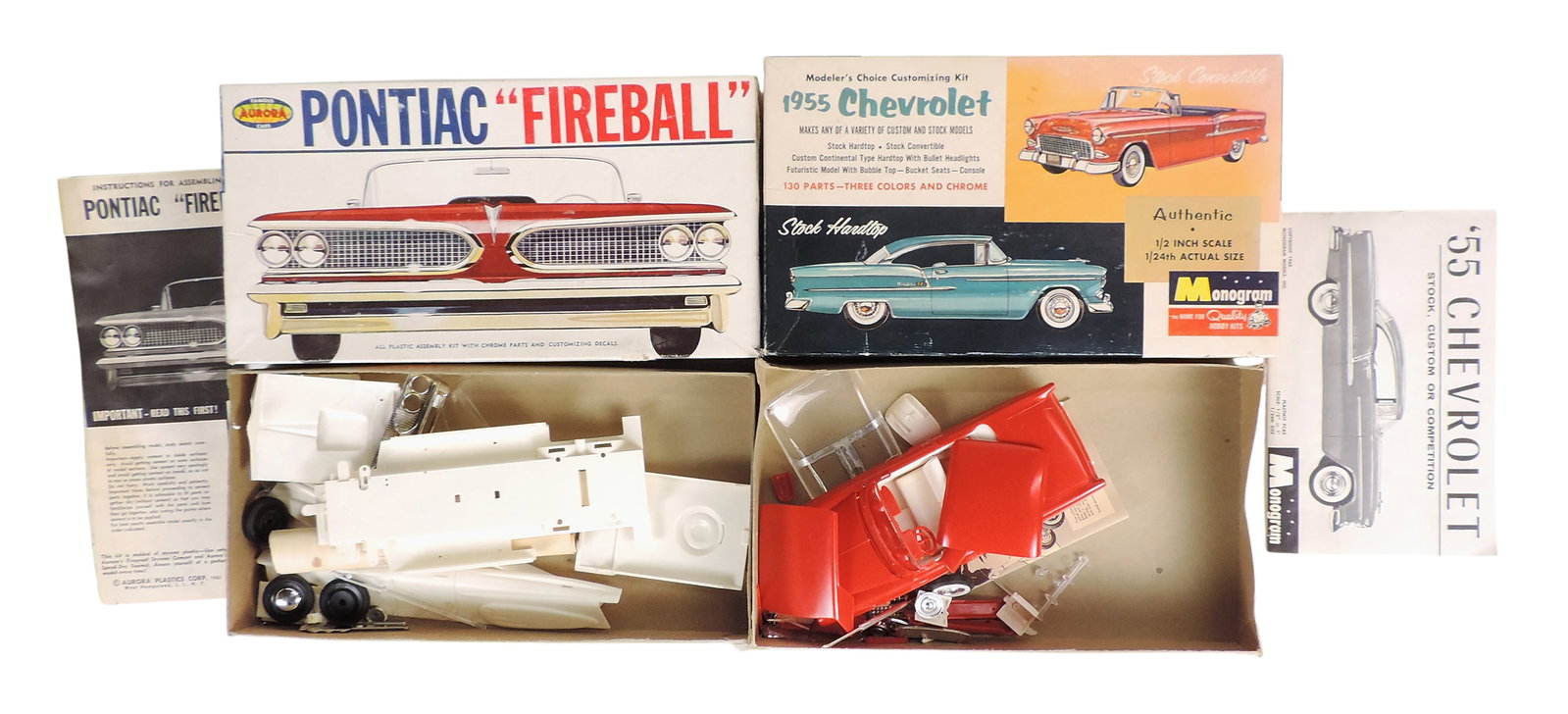 Toy Scale Model Kits (10), includes Fire Chief, Ford Lotus, 1937 Chevy, 1957 Chevrolet H.T. The G... - 5