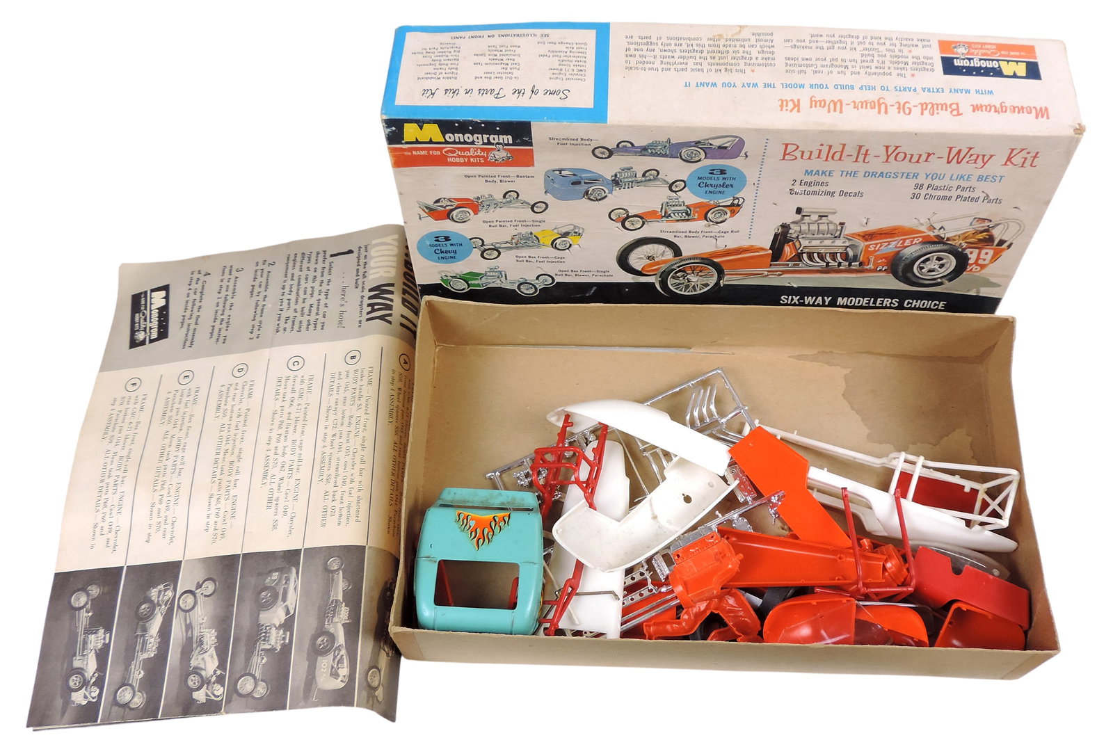 Toy Scale Models, Decanter, Kit (4) includes Famous Firsts 1953 Corvette, hand painted in Italy, ... - 3