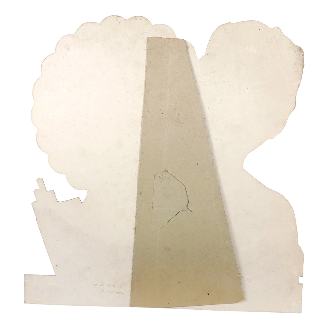 Fatima Cigarettes Countertop Display, diecut heavy cardstock w/easel back, litho in USA, Liggett ... - 2