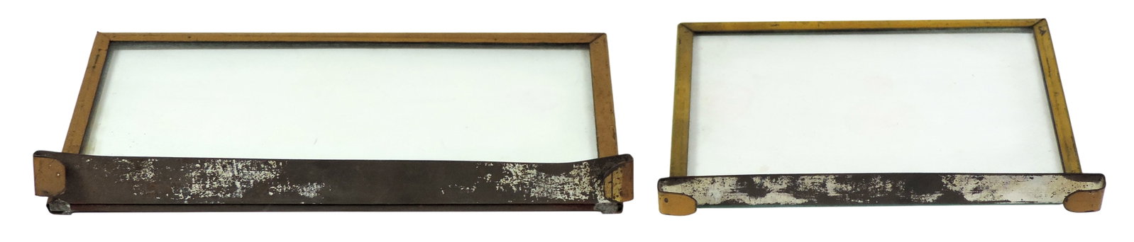 Cigar Box Glass Display Lids (2,) Cinco & Baby Grand Cigars, both for 5 Cent Cigars, early 1900's... - 2