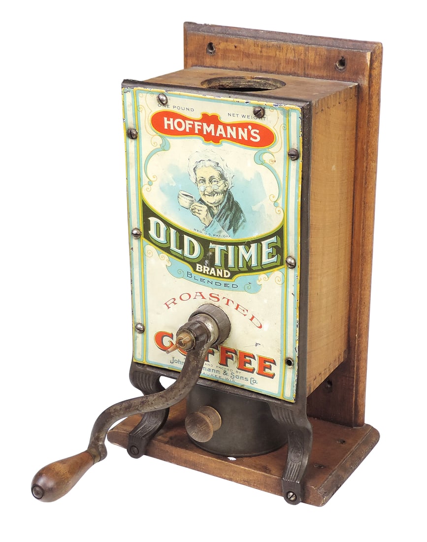 Hoffmann's Roasted Coffee Grinder, roasted and packed by John Hoffmann & Sons, Co., Milwaukee, Wi... - 2