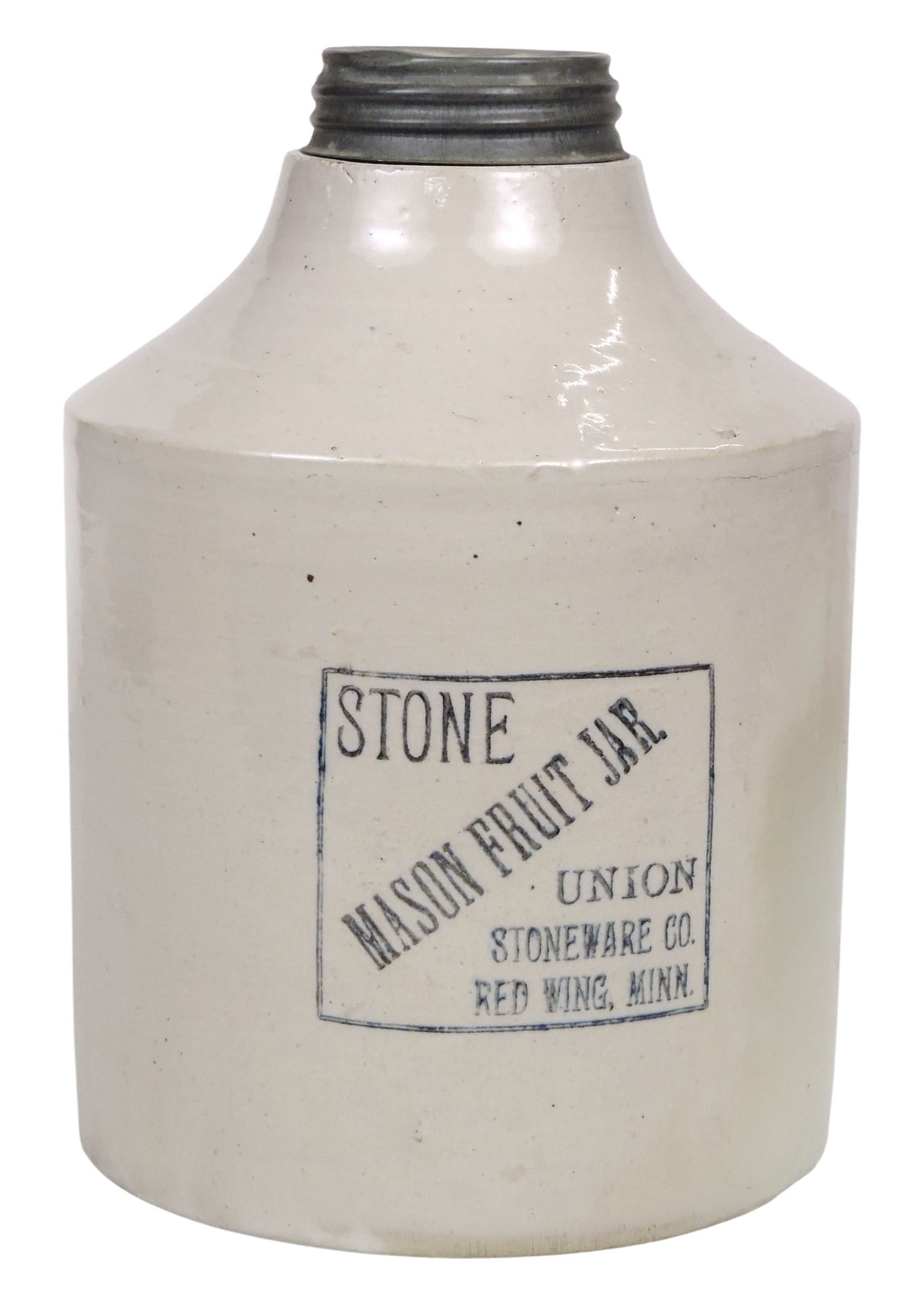 Red Wing Stone Mason Fruit Jar, 1 gallon, produced by the Union Stoneware Co. of Red Wing, Minnes... (1 of 4)