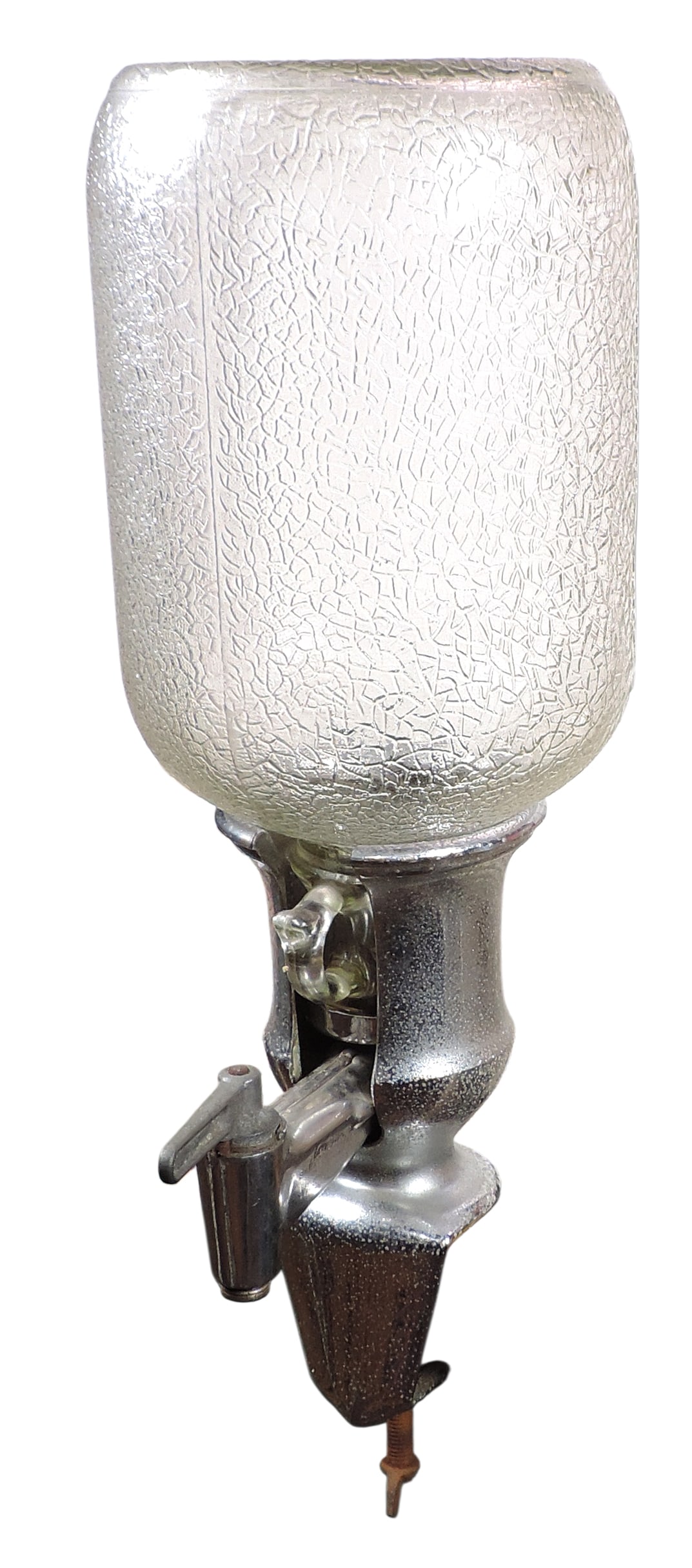 Nesbittâ€™s Fountain Syrup Dispenser, clamps to counter, bottom embossed 7 I 0 Pate (1 of 5)