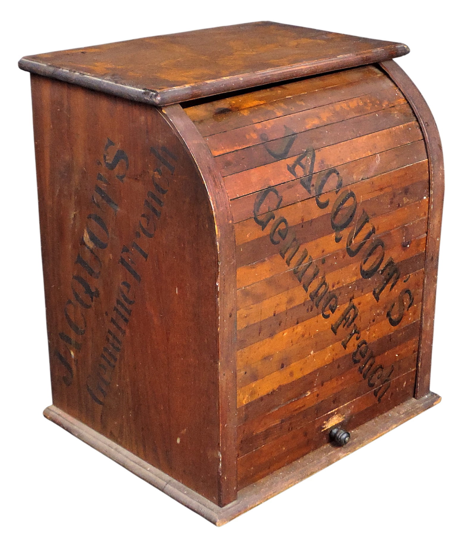 Country Store, Jacquot's Genuine French Countertop Display, tambour door (roll-top) design for me... (1 of 3)