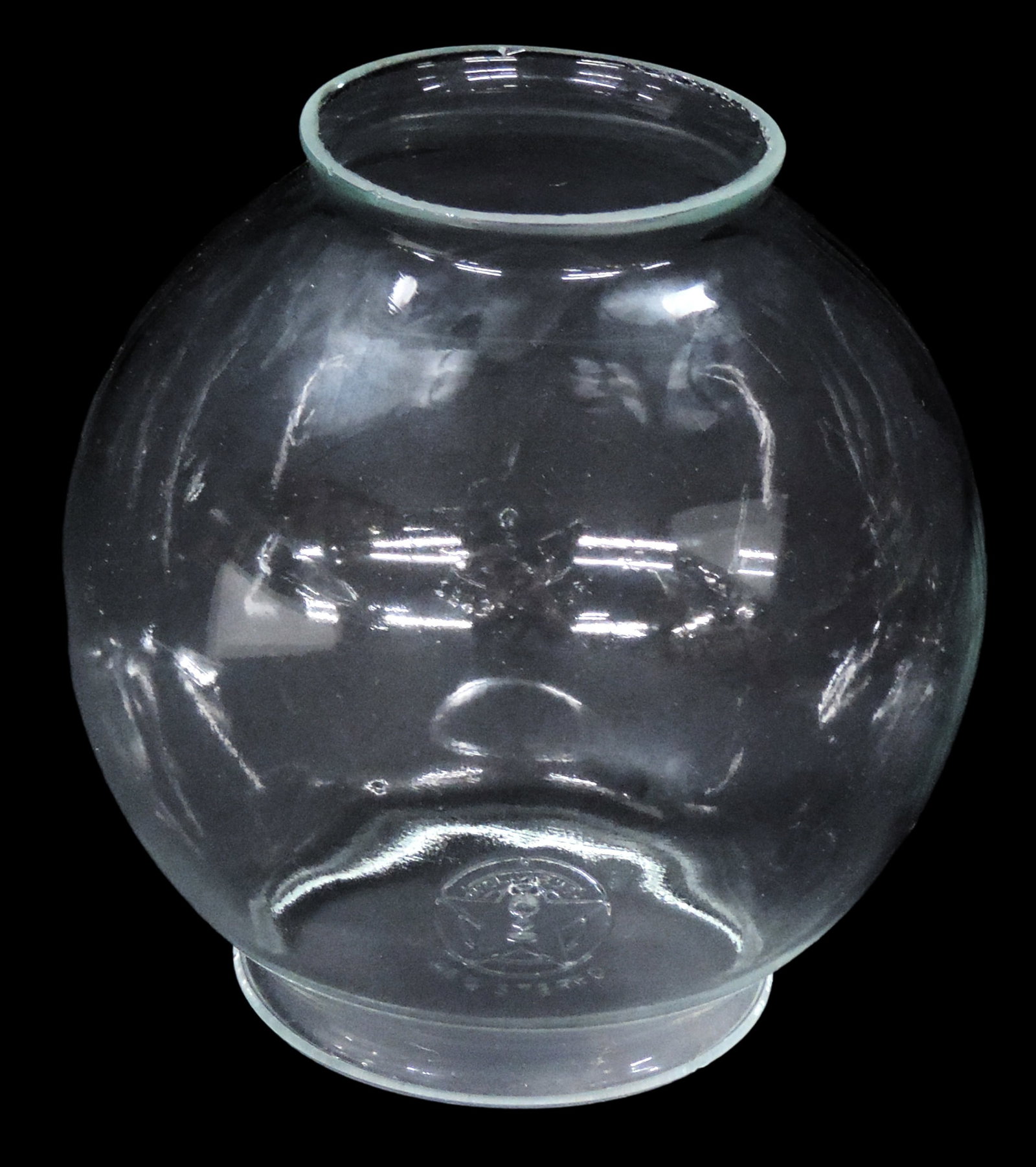 Coin-operated, Columbus Vendor Glass Globe, features the iconic raised Columbus circle emblem enc... (1 of 3)