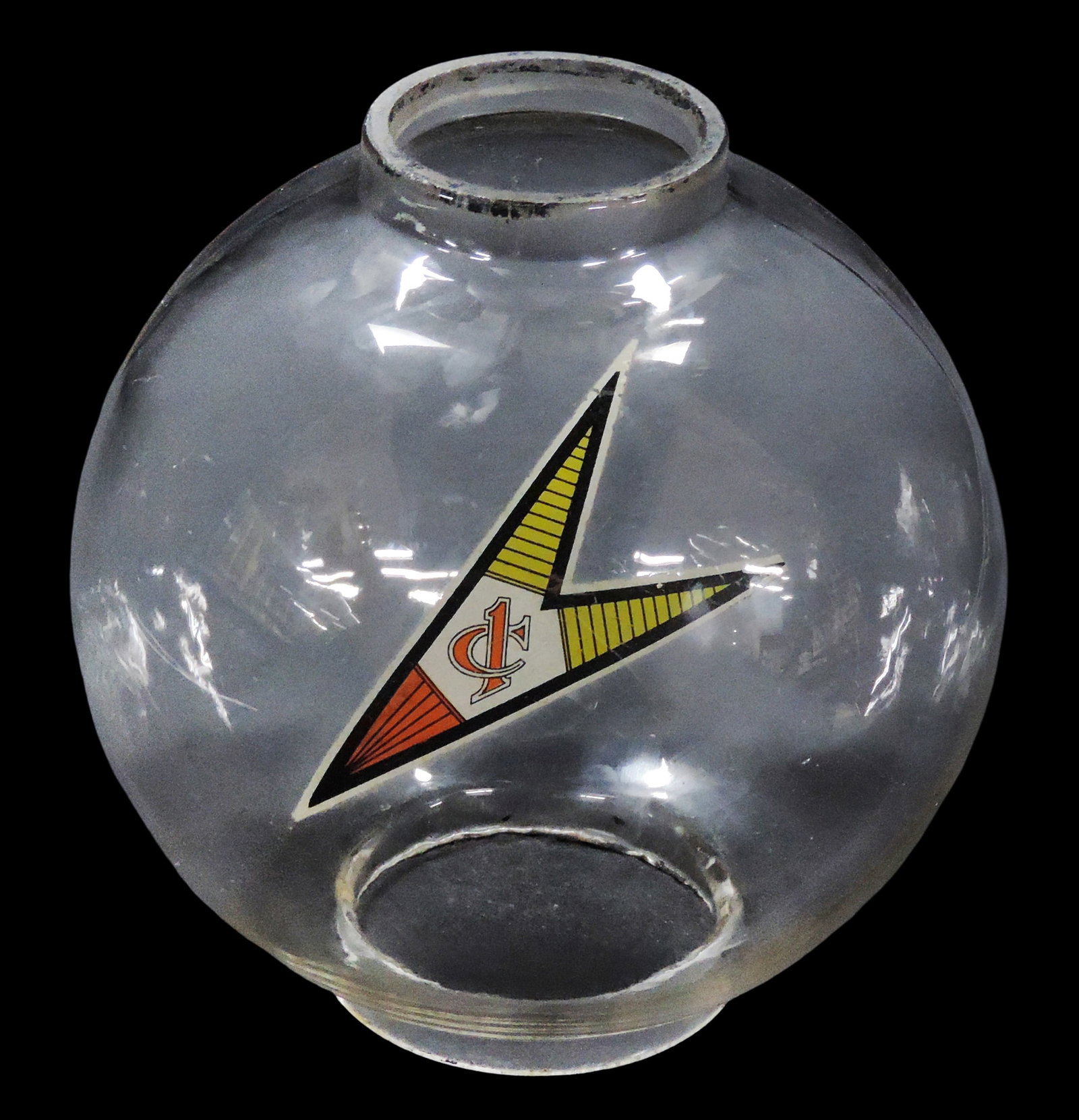 Coin-operated, Super Vendor Glass Globe, R.D. Simpson Co., Columbus, OH-USA, c. 1929, 1-C decal, ... (1 of 2)