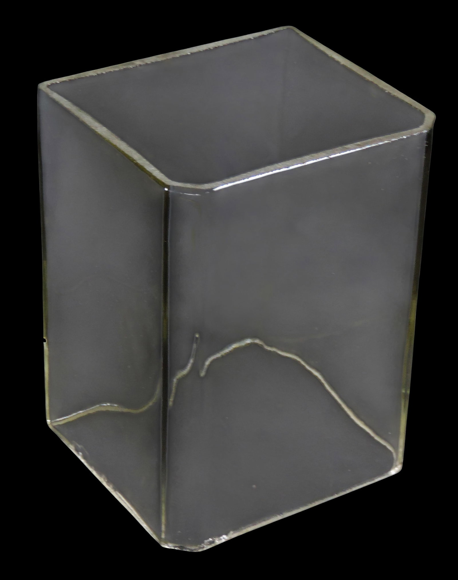 Coin-operated, Double Nugget 1¢ Vendor Glass Container, National Mfg Co.-USA, c. early-mid 1900 (1 of 2)