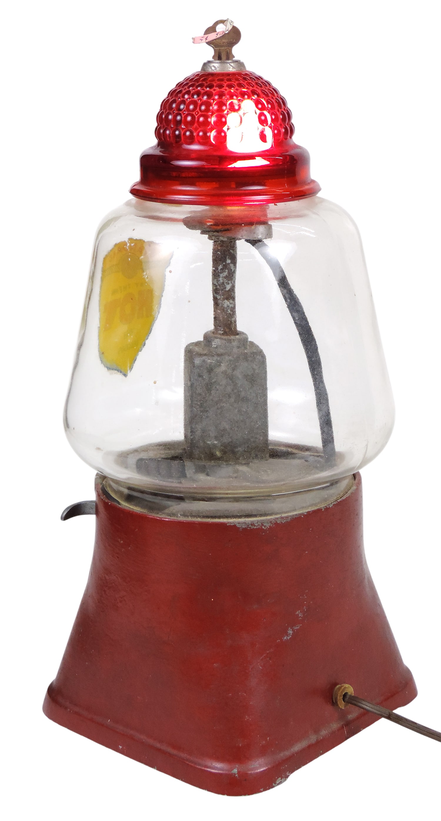 Coin-Operated Silver King 5¢ Hot Nut Vendor, features an internal heating core element to keep  - 3