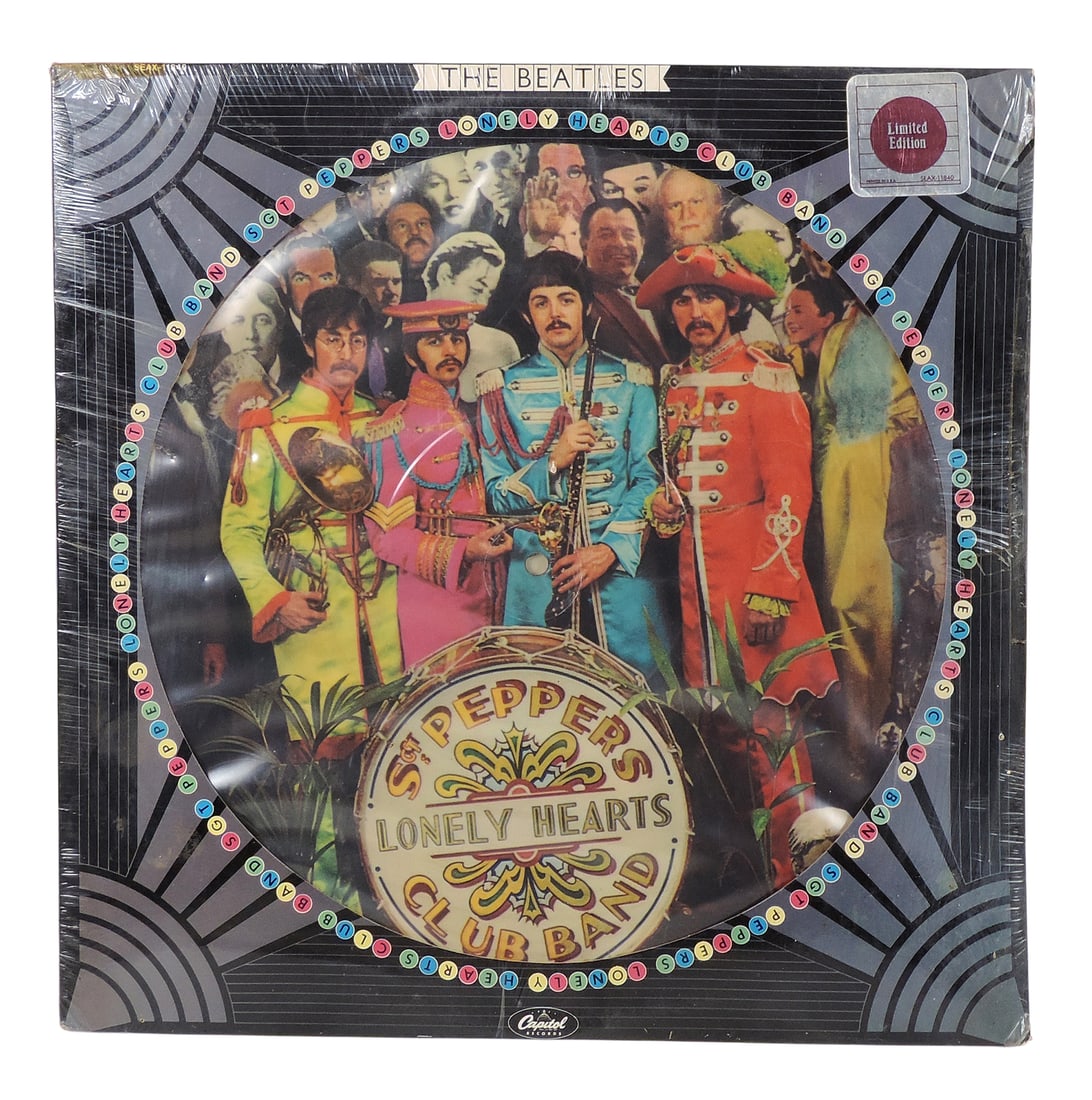 The Beatles Sgt. Peppers Lonely Hearts Club Band Picture Disc, 1978 Limited Edition, SEAX-11840, ... (1 of 2)