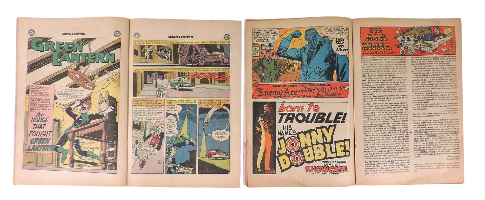 Superman DC National Comics (2), Green Lantern, featuring "The Shark Goes on the Prowl Again"... - 2