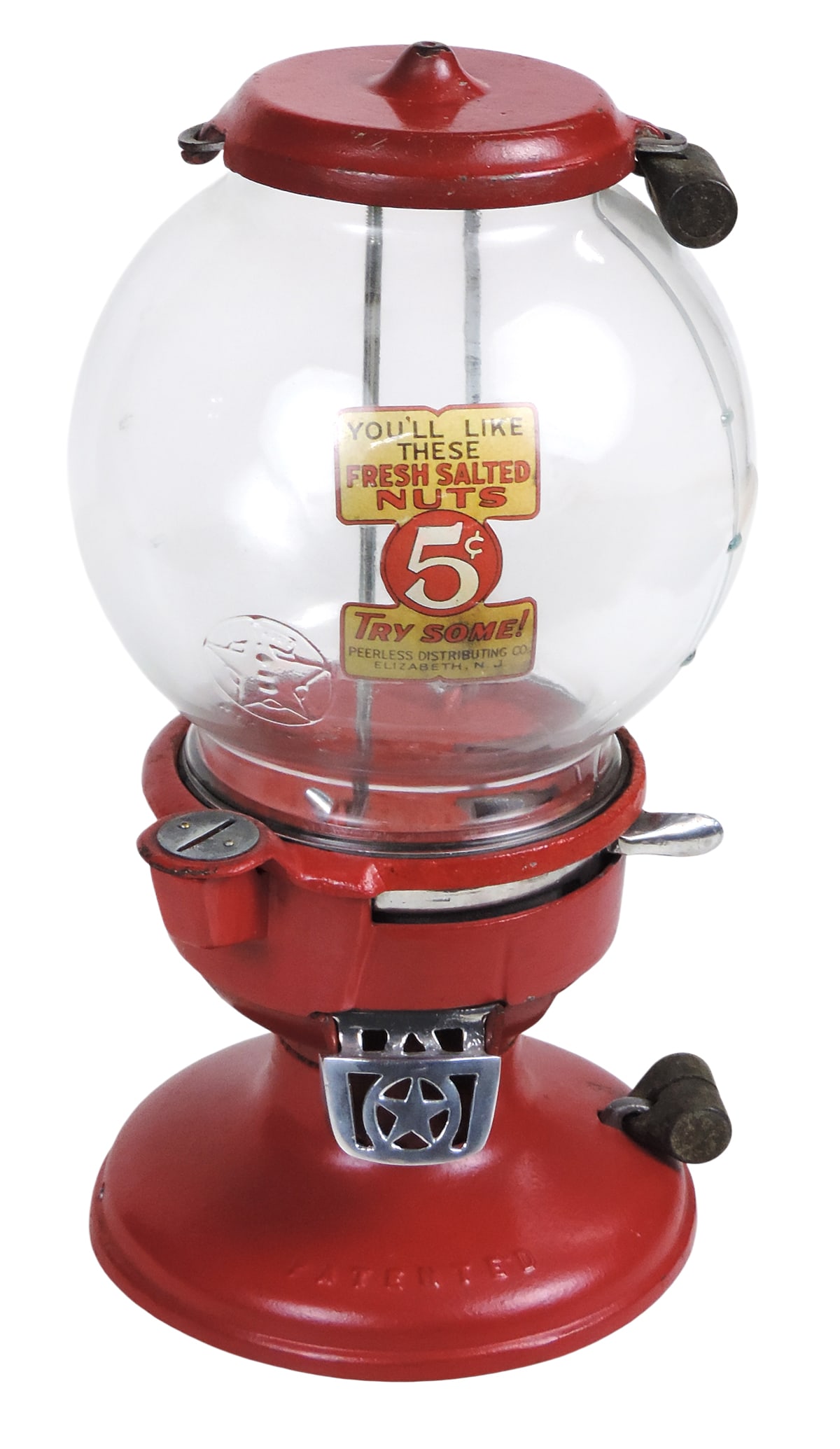 Coin-operated, Columbus Model "A" Vendor, orig water-slide decal You'll like these Fresh Salted N... (1 of 3)