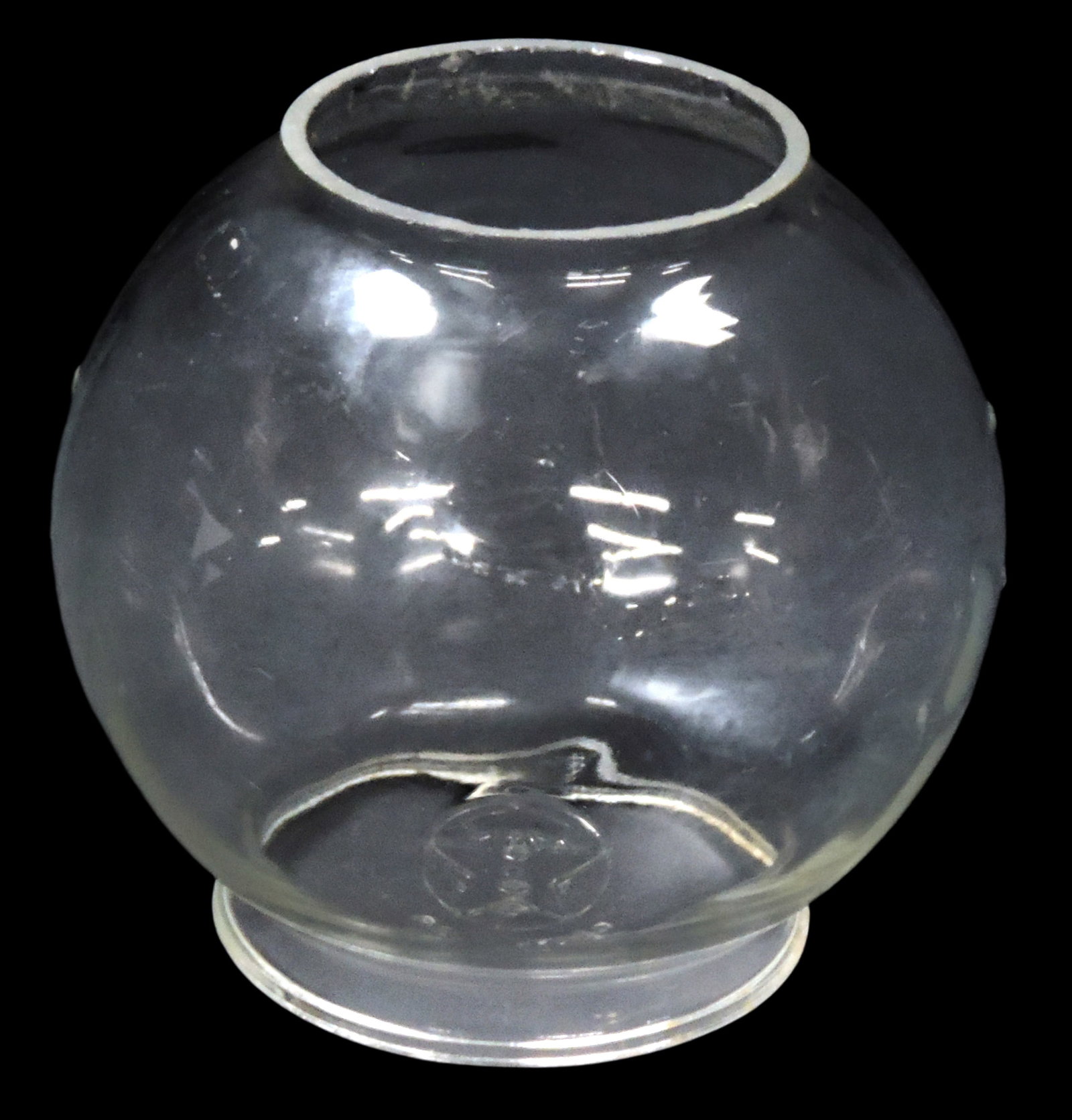 Coin-operated, Columbus Vendor Glass Globe, features the iconic raised Columbus circle emblem enc... (1 of 3)