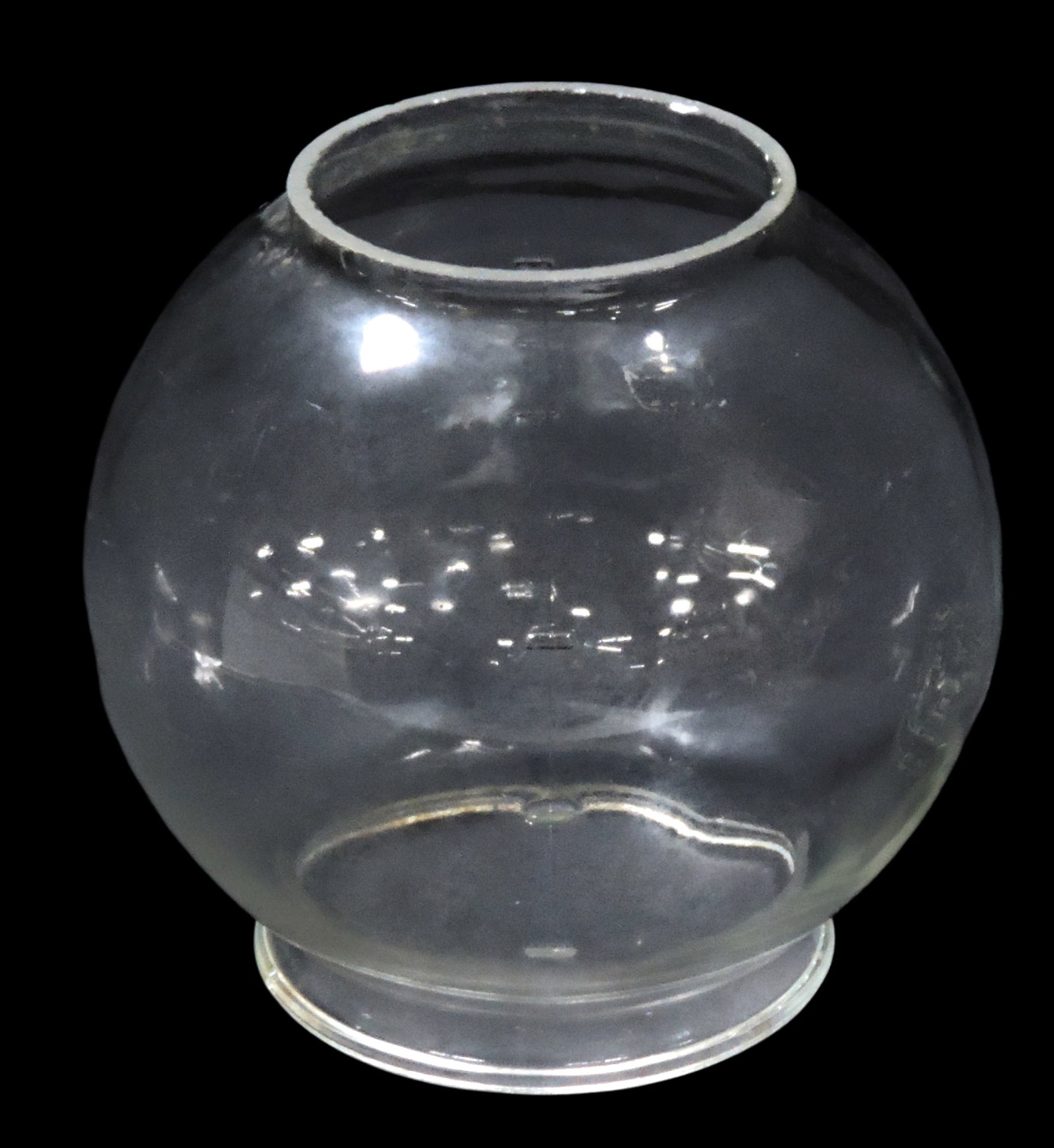 Coin-Operated Columbus Glass Globe, features the iconic raised Columbus circle emblem enclosing a... - 3