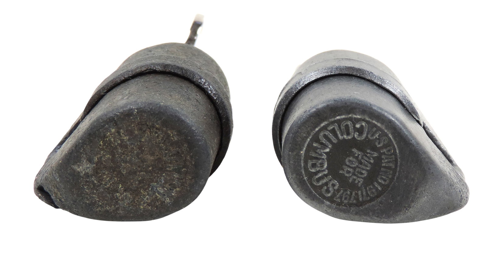 Barrel Locks (2), primarily used in the 1920-30s for securing gumball or peanut vending machines,... - 3
