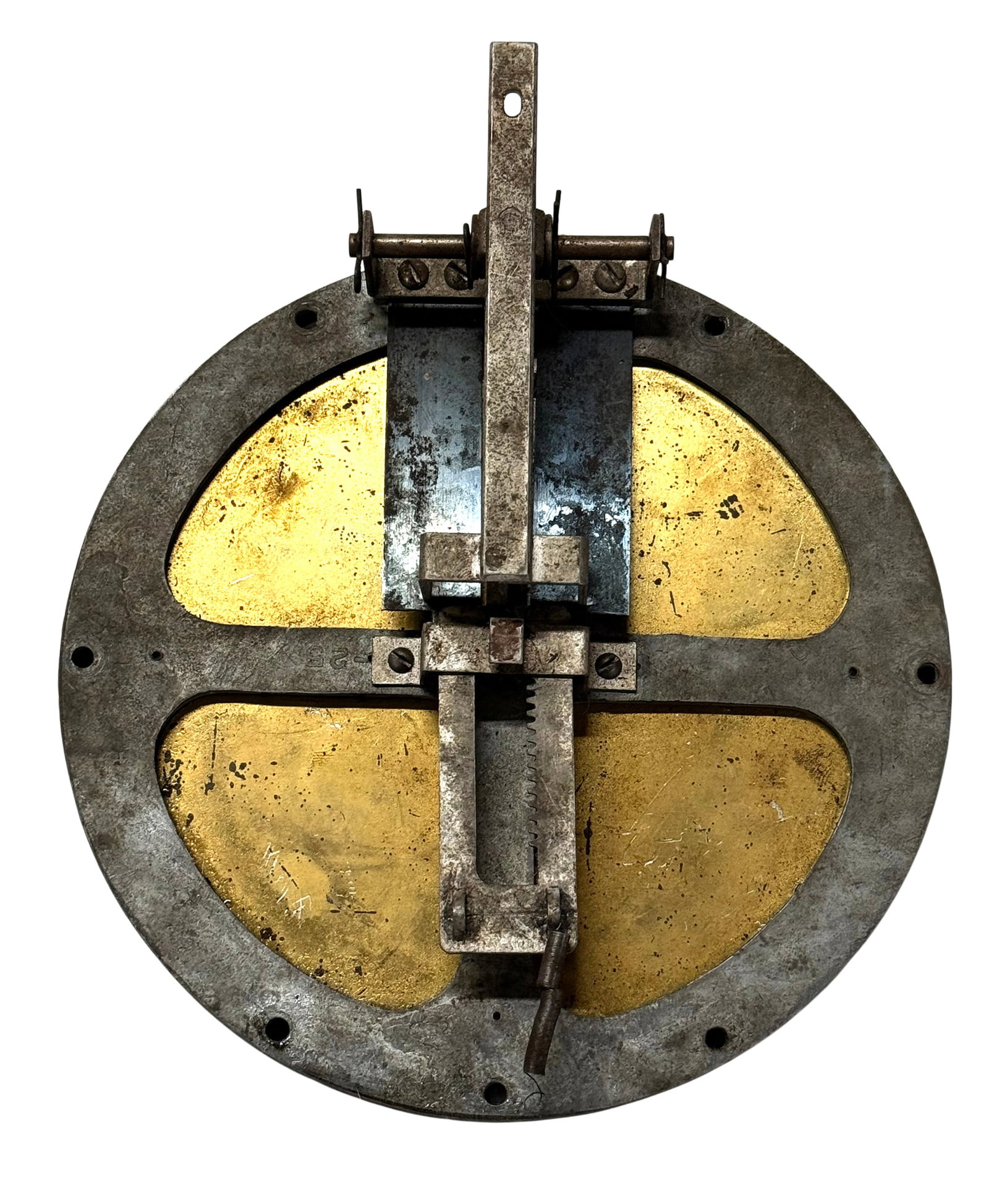 Coin-Operated Strength Tester Dial, orig for a D. Gotlieb & Co. counter model, tough to find, VG+... - 2