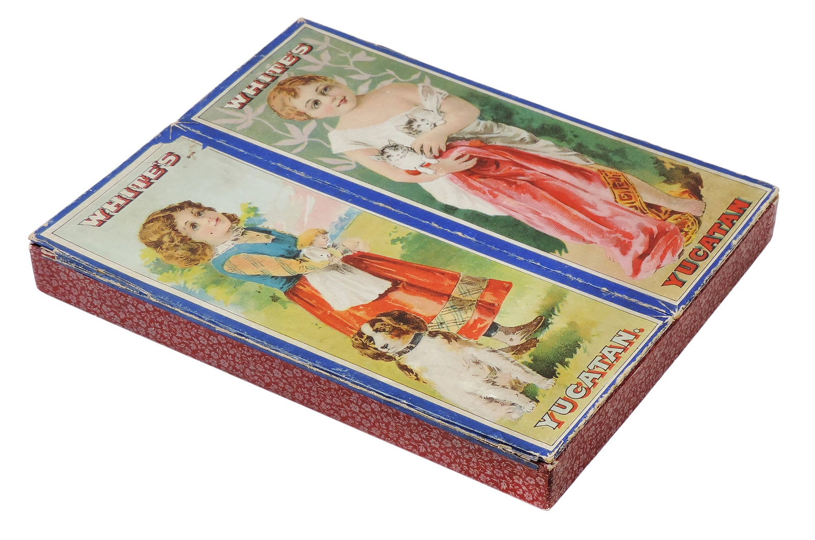 White's Yucatan Chewing Gum Box, W.J. White & Sons, Cleveland, O., American Chicle Co., Success... - 2