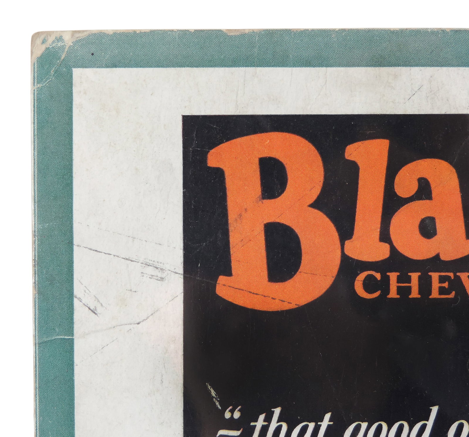Lionel Prewar Black Jack Chewing Gum Billboard, General Outdoor Adv. Co., The Lionel Corporation,... - 3