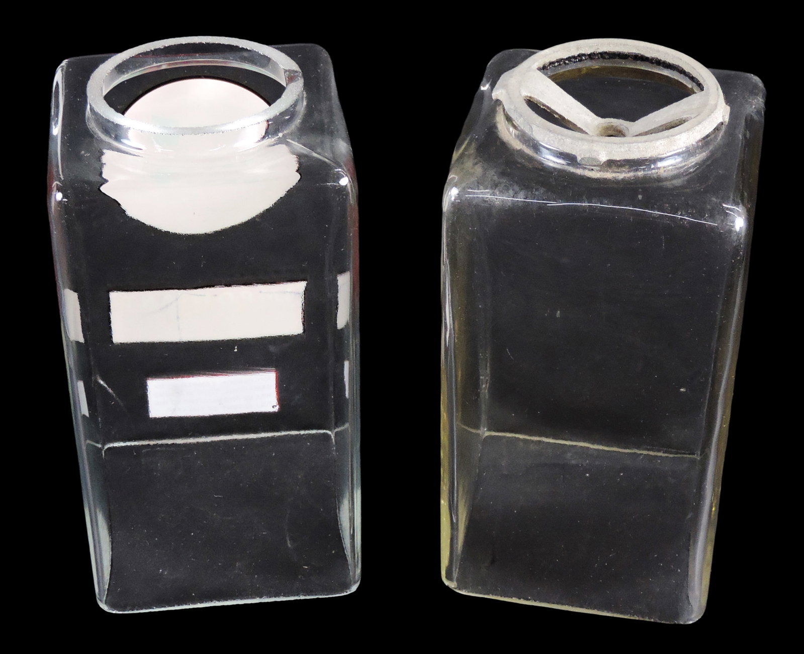 Coin-Operated Challenger Deluxe Hot Nut Glass Globes (2), part of the original three-hopper cast ... - 3
