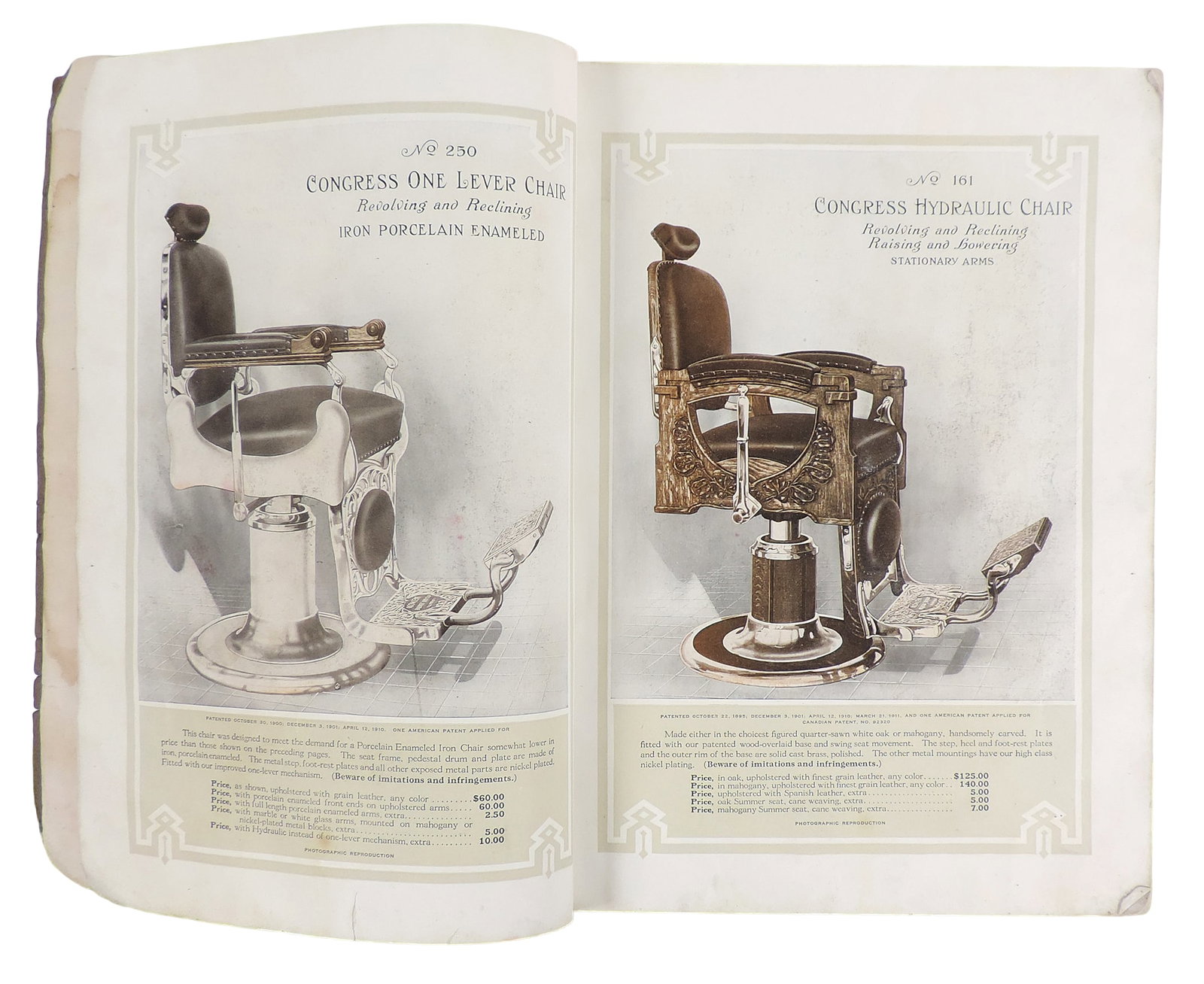 Hatch Barbers' Supply Co. Catalog, Barbers' Supplies, Chairs & Furniture, Cedar Rapids, Iowa,... - 2