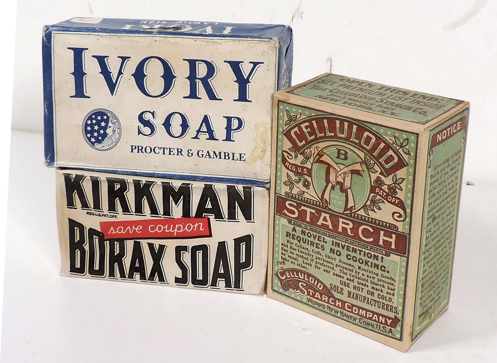 Vintage Soaps & Starch (3) Kirkman Borax Soap-Save Coupon, Kirkman & Sons Division of Colgate Pal... (1 of 2)