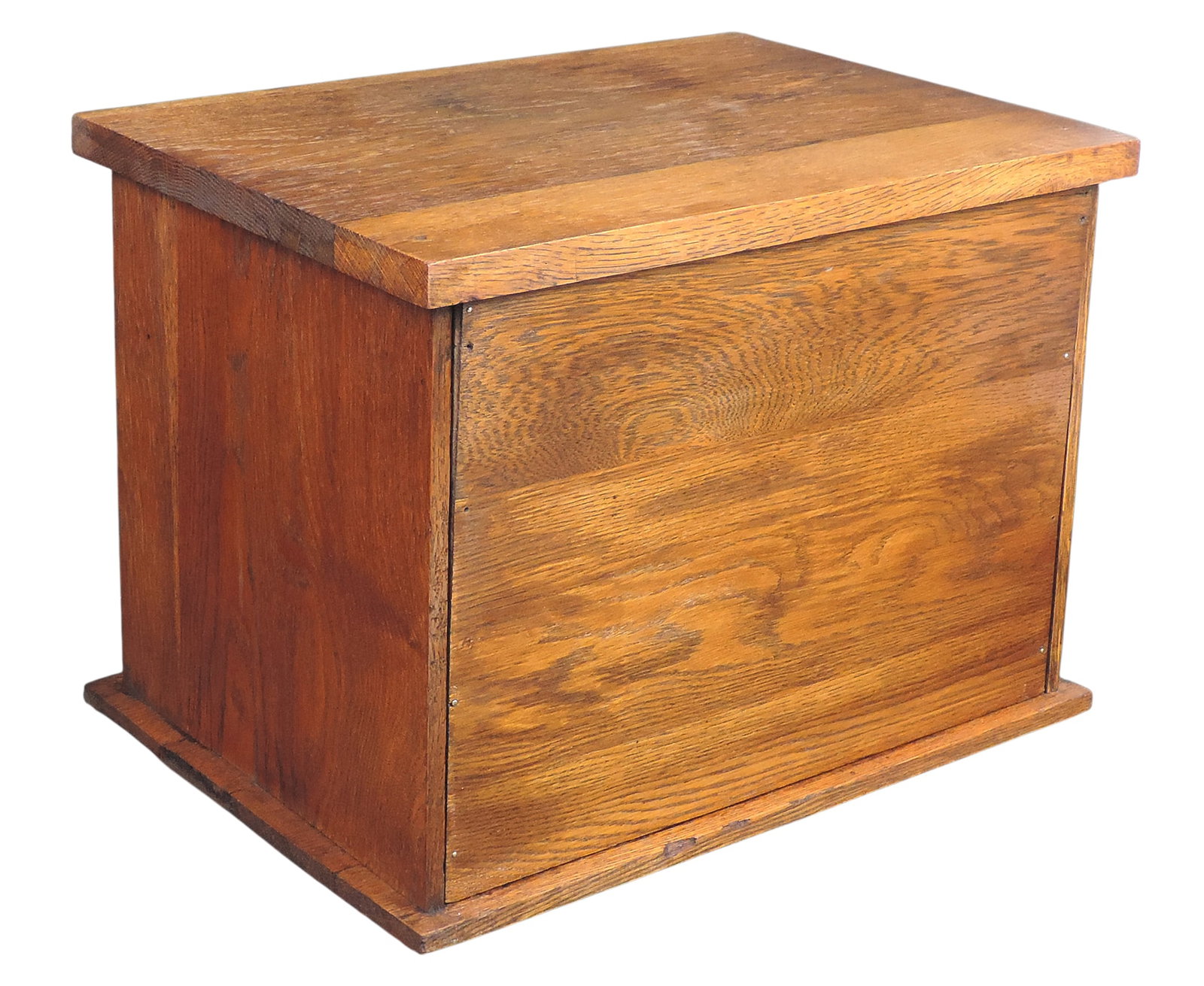 Country Store Tabletop Cabinet/Desk Organizer, features functional tambour (roll-top) door, solid... - 3