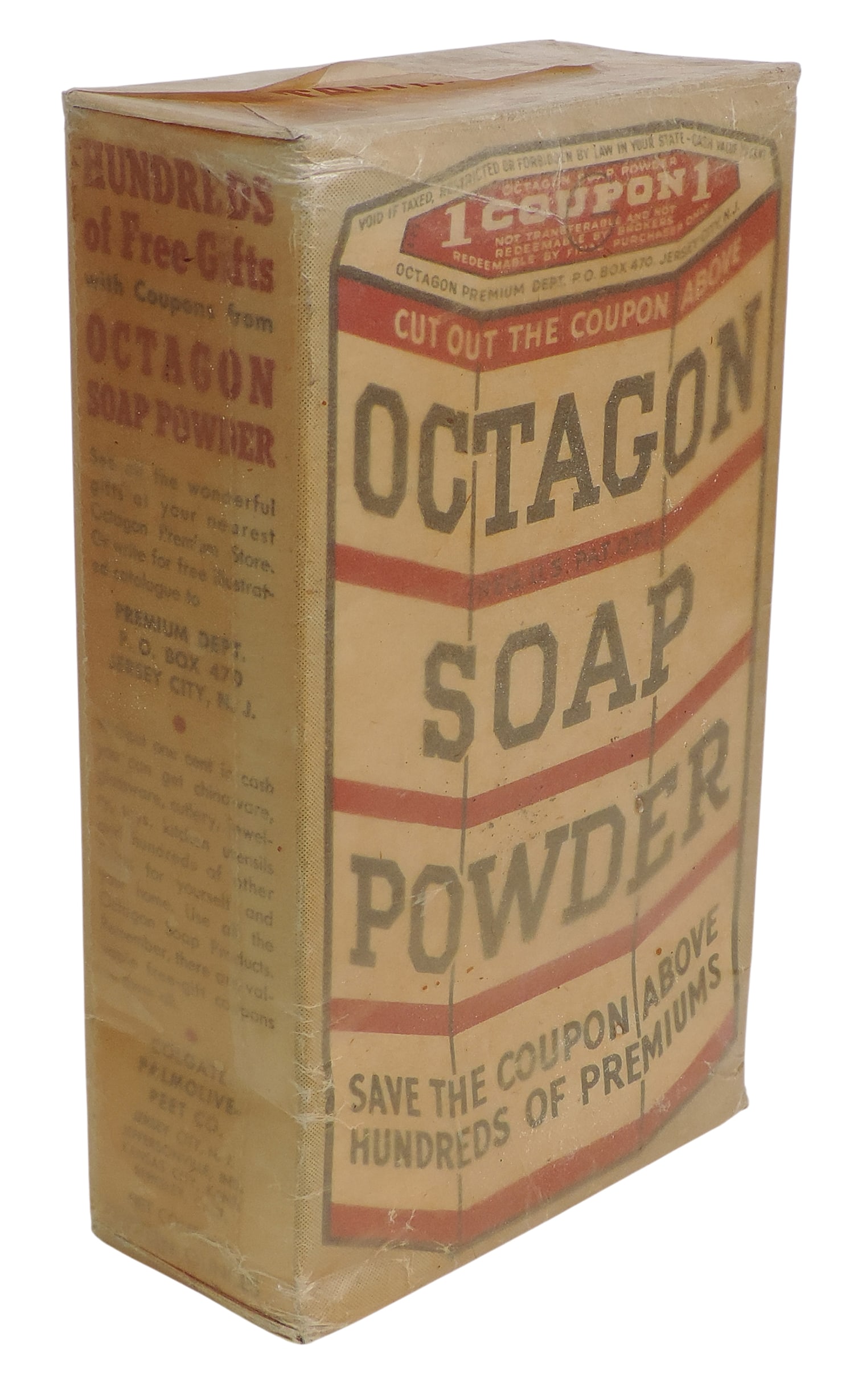 Octagon Soap Powder, Colgate-Palmolive-Peet Co., Net Contents 13 oz, heavy cardstock packaging, c... - 2