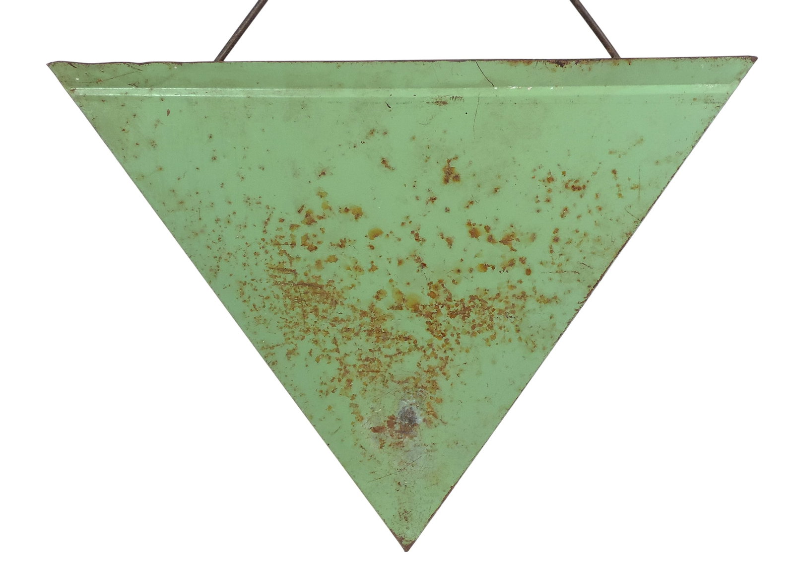 Advertisng Hatchery Dust Pan, Leo's Hatchery, Elgin, Nebr., metal, c. mid 1900s, o/all VG cond ... - 2