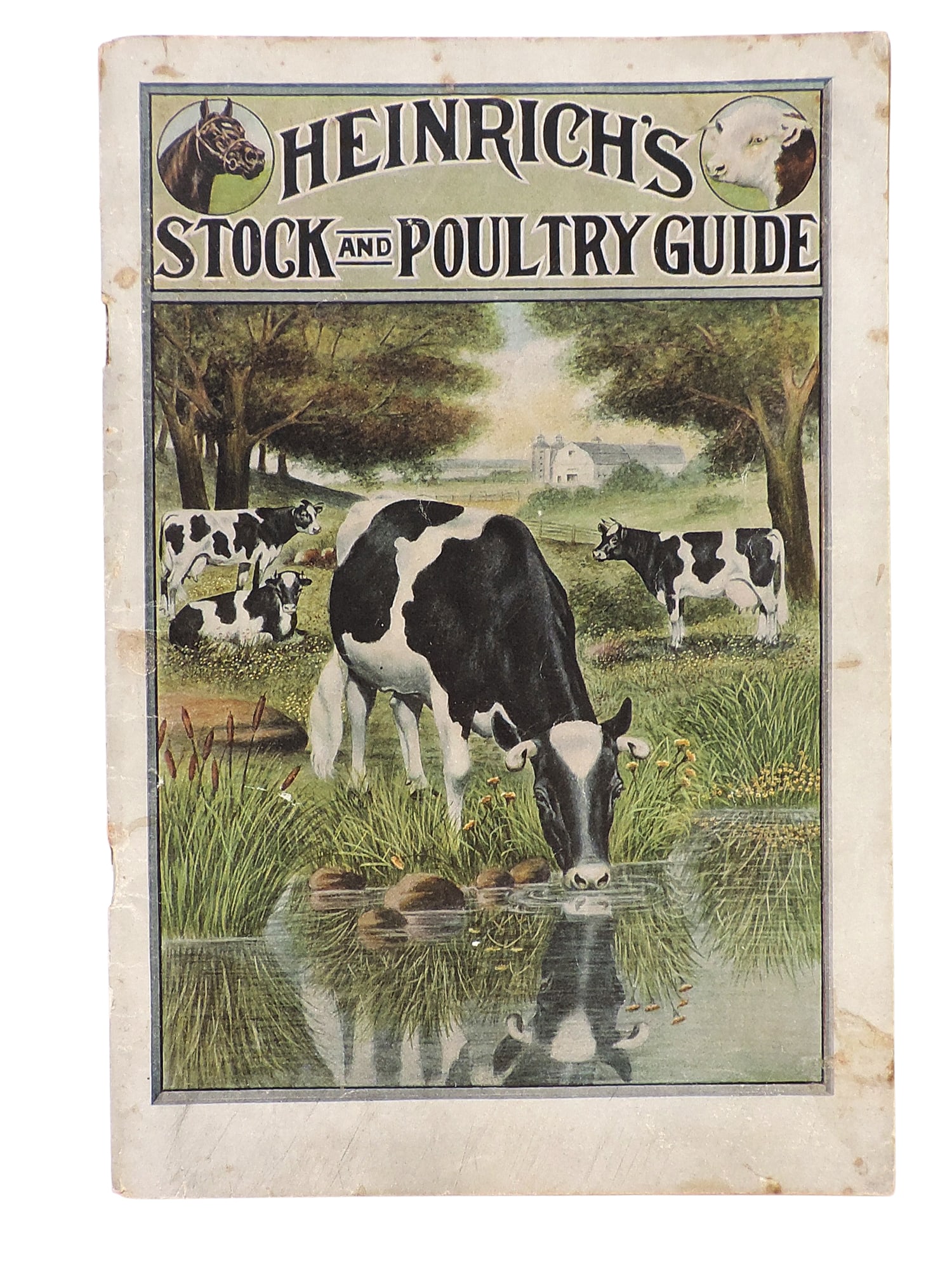 Heinrich's Stock and Poultry Guide, Heinrich Chemical Co., Minneapolis, Minn, copyright 1917, 9...: Heinrich's Stock and Poultry Guide, Heinrich Chemical Co., Minneapolis, Minn, copyright 1917, 95 pgs, o/all Good+ cond no apparent missing pages, up to H 8.75 x W 5.75 in.
