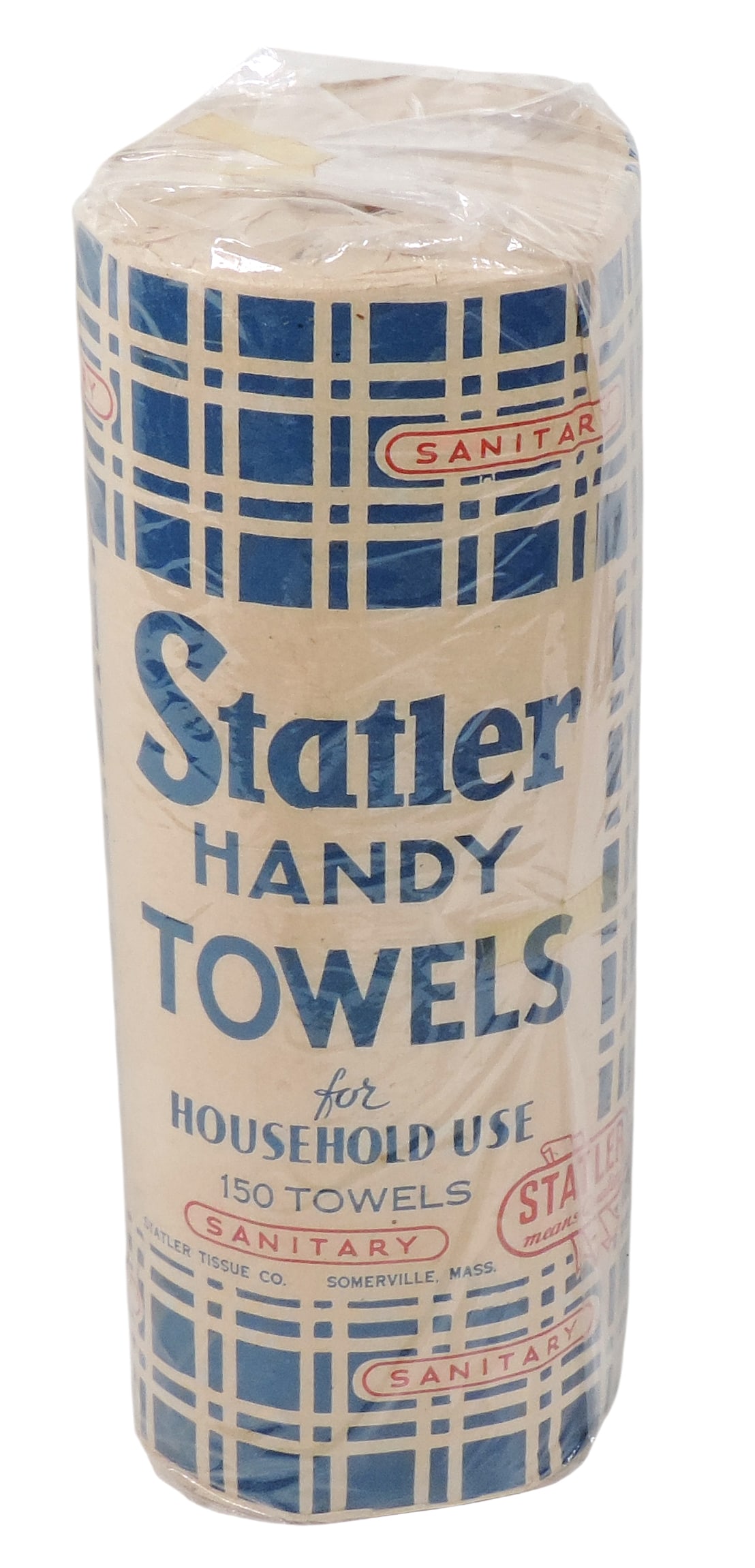 Statler Handy Towels, Statler Tissue Co., Somerville, Mass-USA, marketed as a way to eliminate so... (1 of 2)