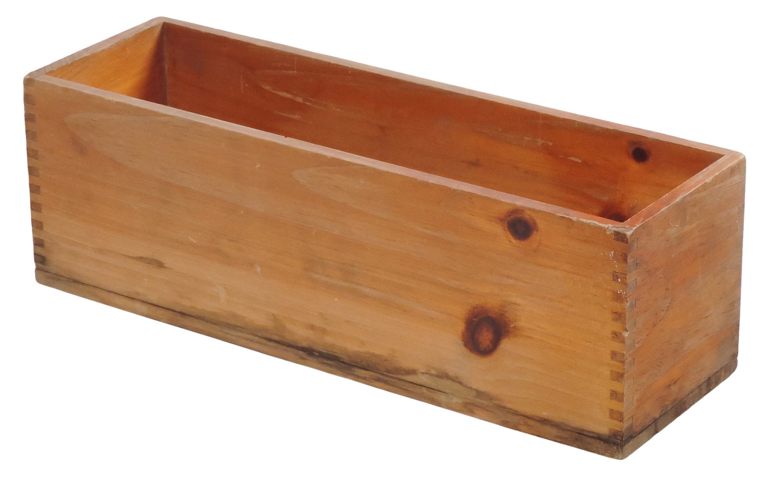 Pedrick Wooden Crate, specifically designed for holding piston rings for outboard engines, doveta... - 2