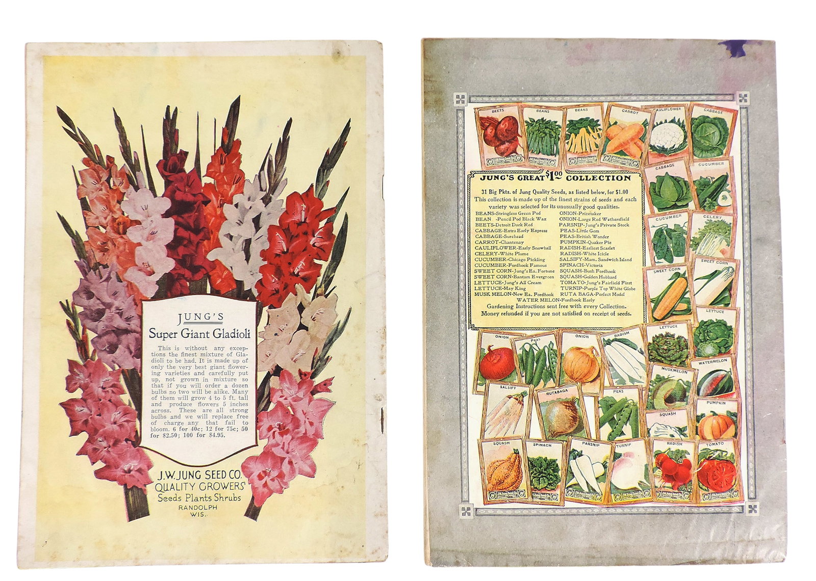 J.W. Jung Quality Seed Catalogues (2), Quality Seed Growers, 1927 Jung Quality Seeds, Randolph, W... - 4