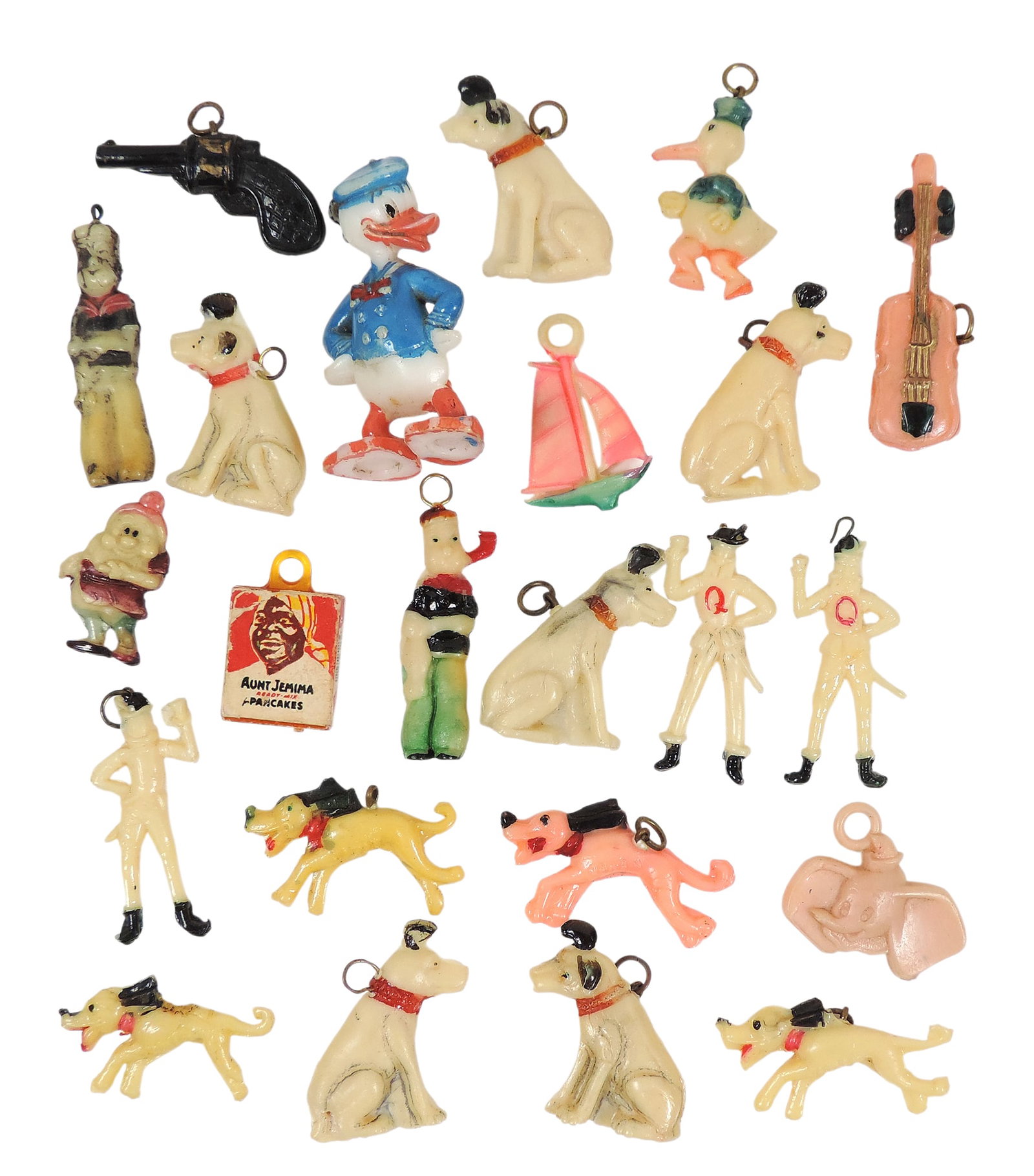 Cracker Jack Charms & More! (23), often found in Cracker Jack boxes or gumball machines, lightwei... (1 of 1)